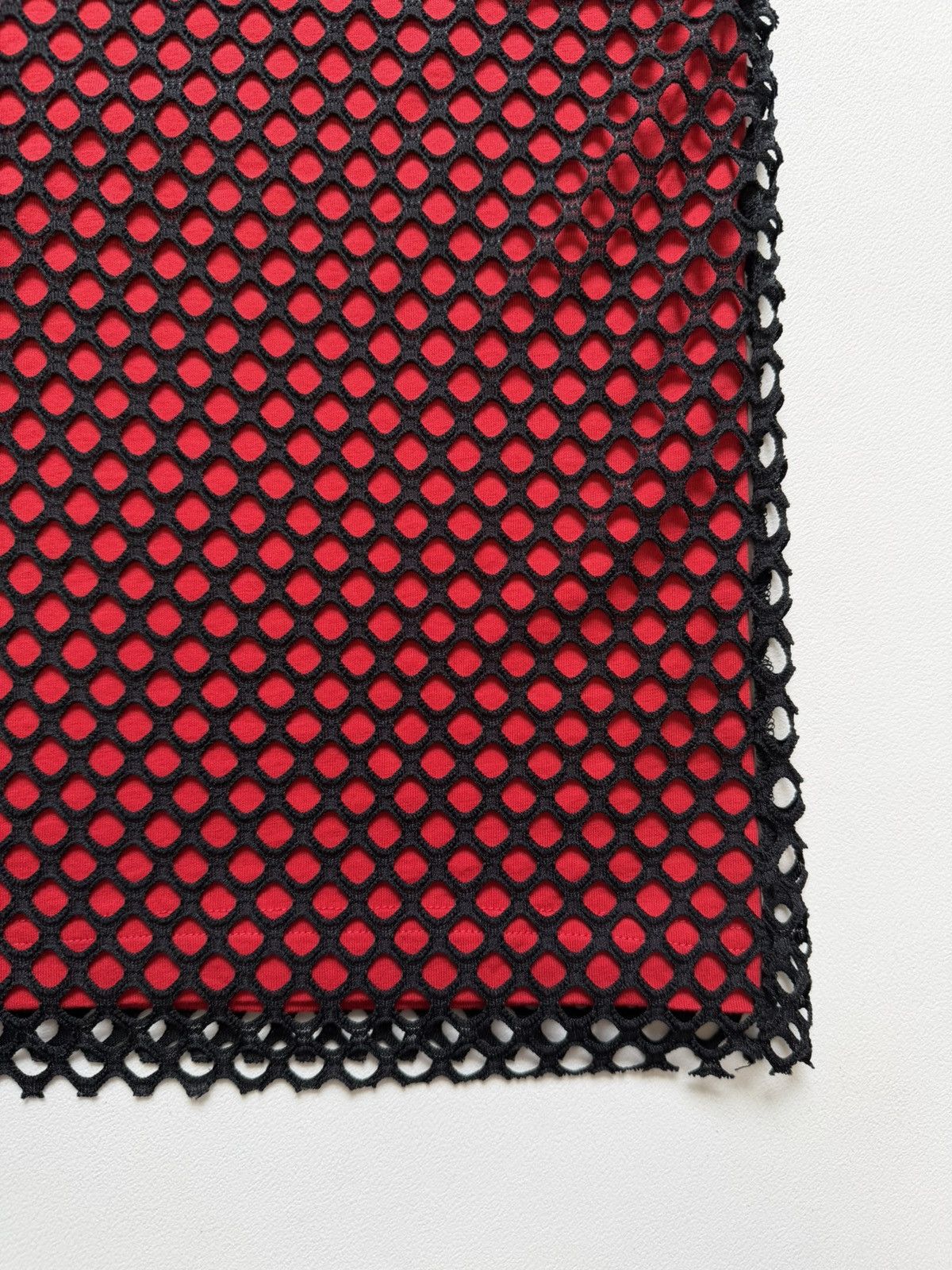 Wales Bonner ‘Record’ Black/Red Mesh Vest Size US M / EU 48-50 / 2 - 17 Thumbnail
