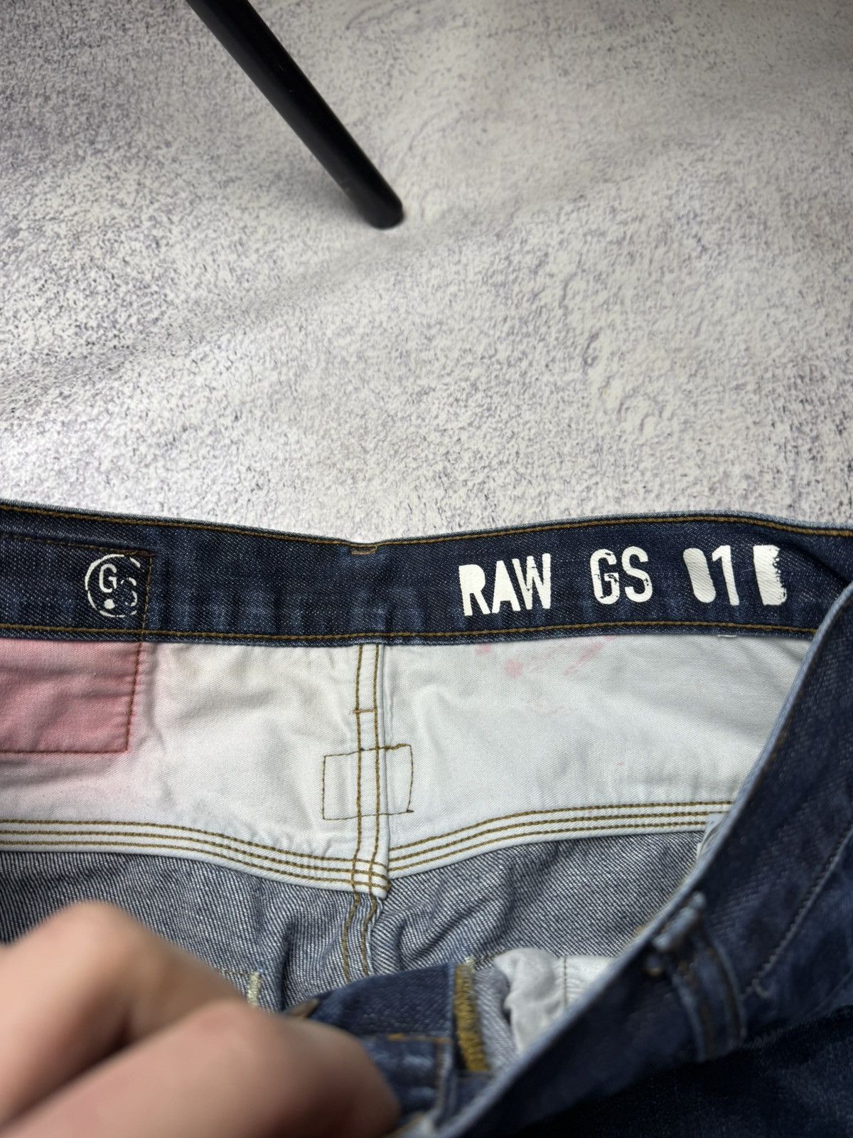G-Star Vintage G Star Raw Denim Streetwear Jeans Japanese Y2K 30 Size US 31 - 23 Thumbnail