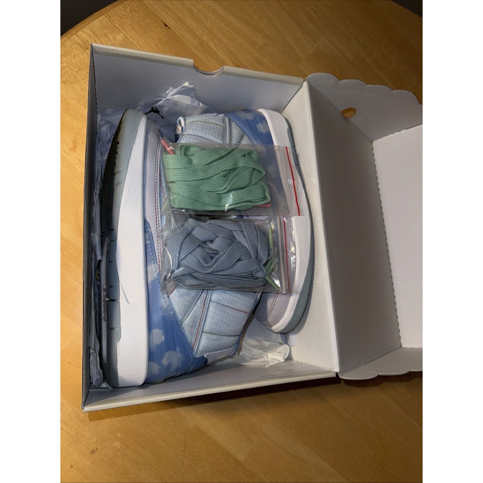 Nike NIB Nike DQ7691-419 Air Jordan 2 Retro SP Shoes Celestine Size US 5 / EU 37 - 9 Thumbnail