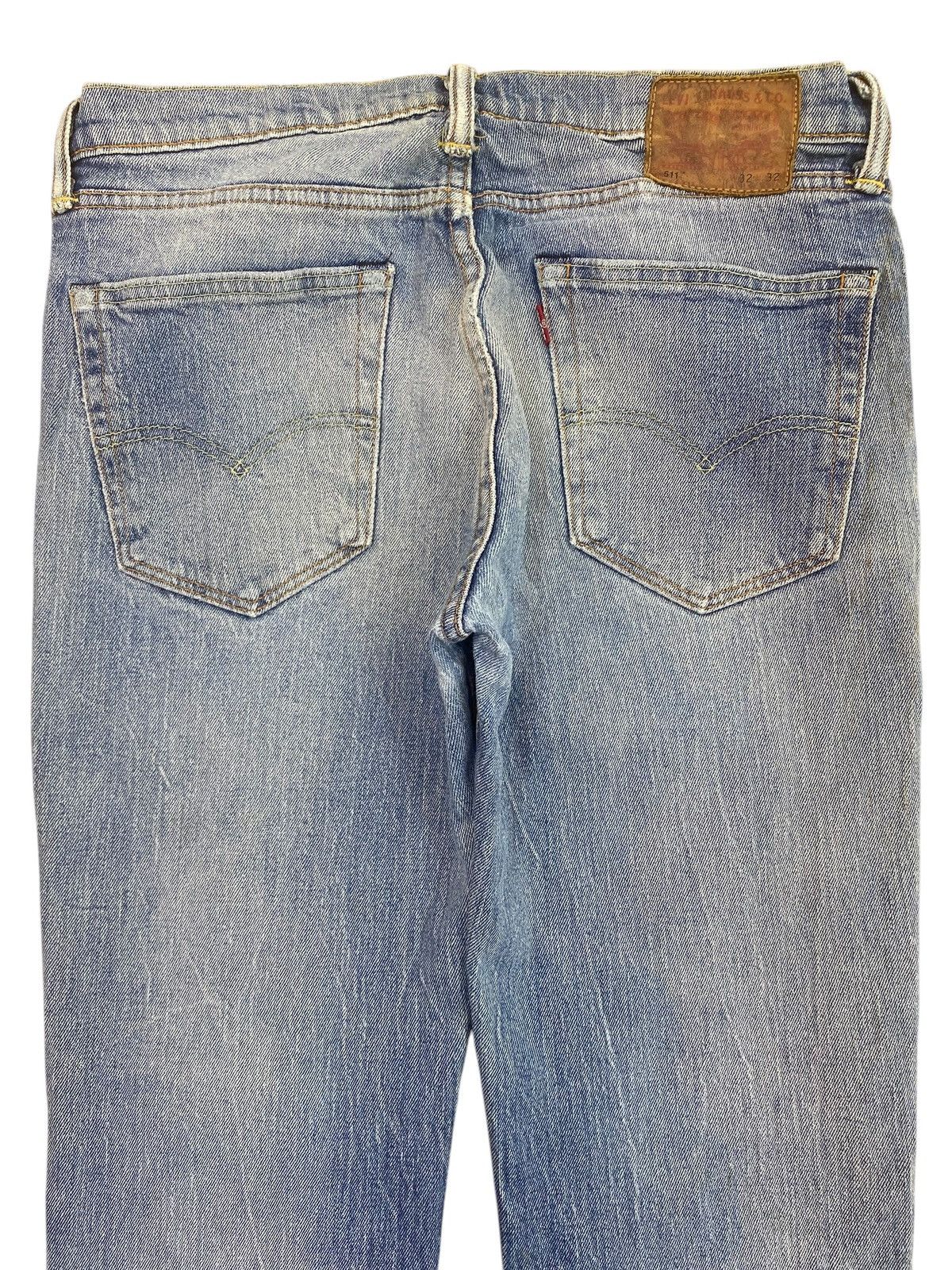 Levi's Levi’s Whiskers Faded Wash Style Straight Cut Jeans Size US 30 / EU 46 - 4 Thumbnail