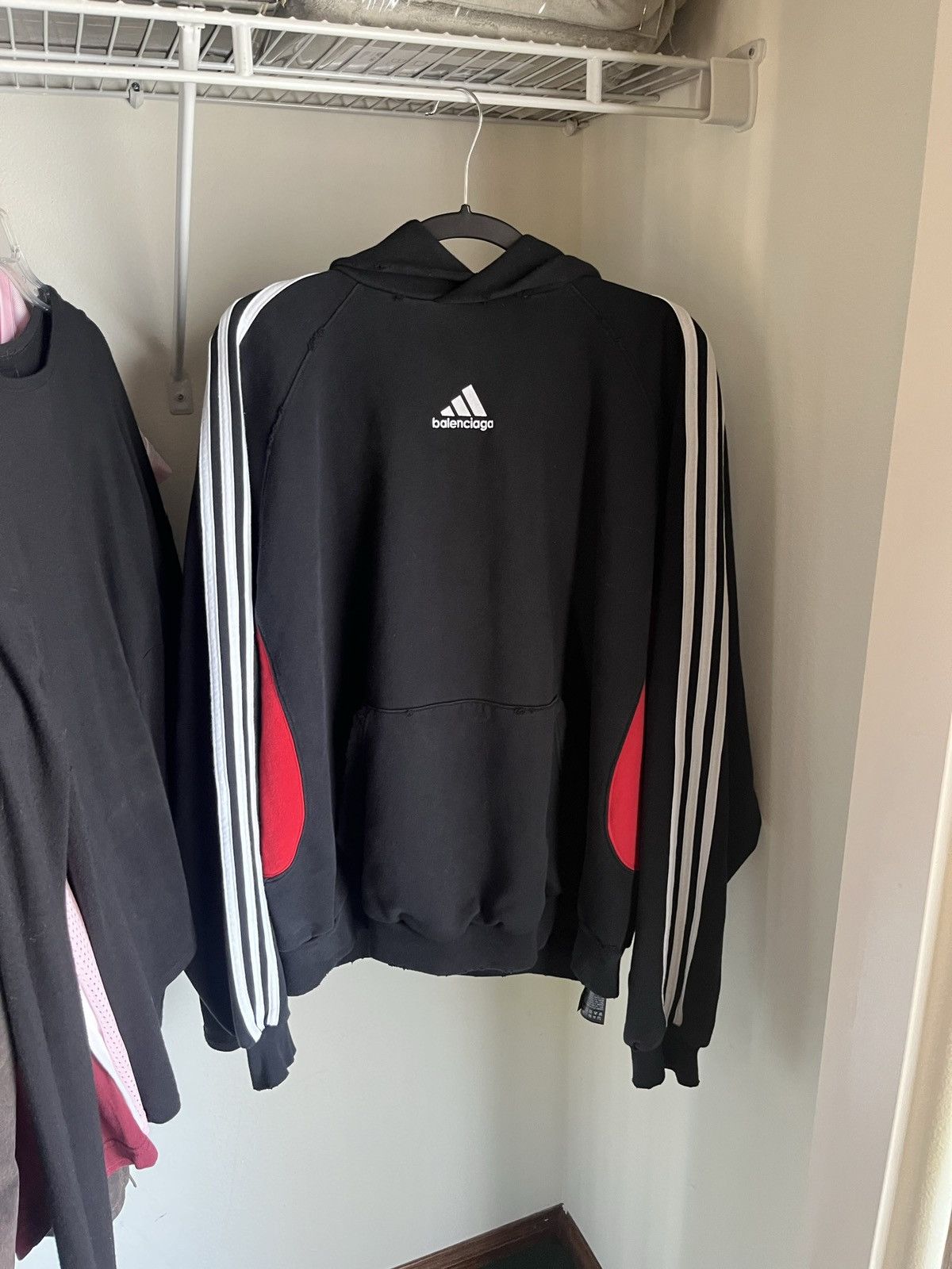 Adidas × Balenciaga Balenciaga adidas 90s hoodie | Grailed