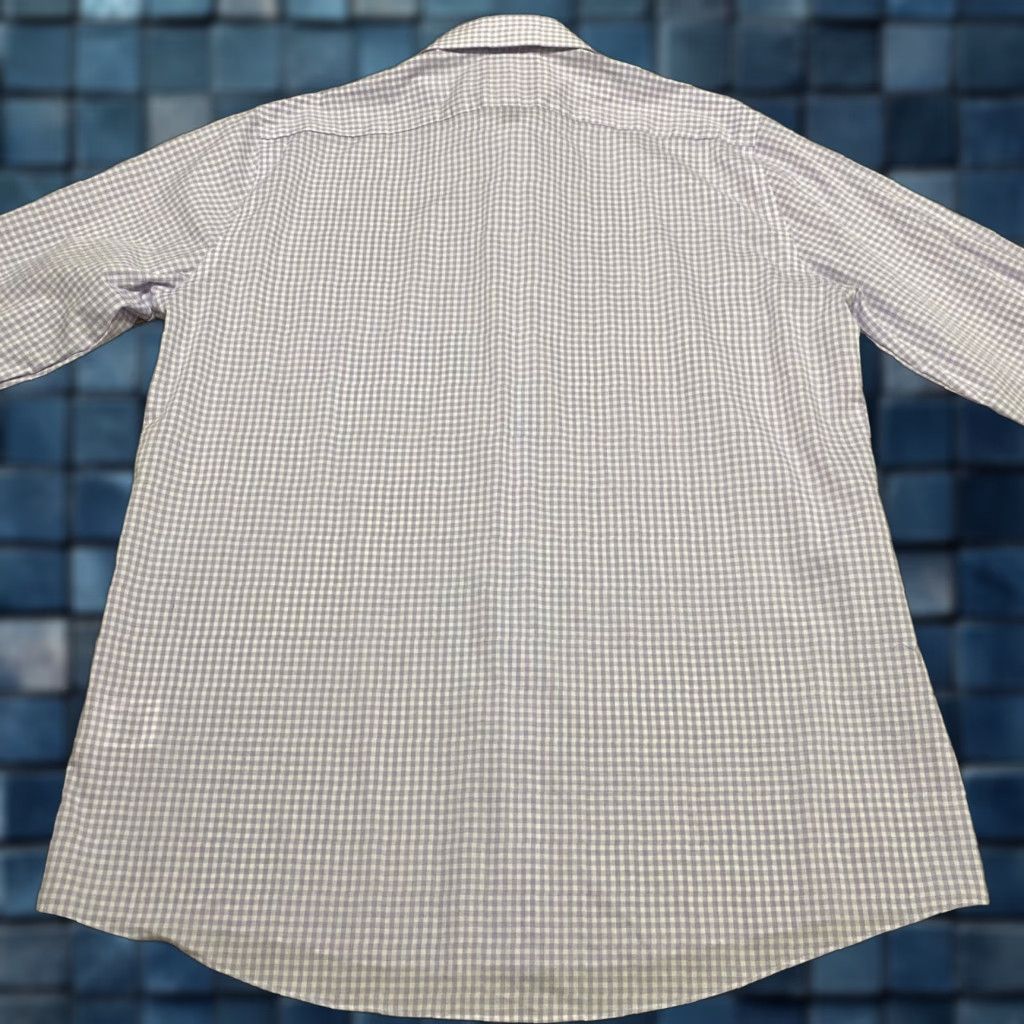 white christmas dresses Men's Slim Fit Solid Color Dress Shirt (French Blue) French Blue / 2X-Large/18-18.5 Neck/34-35 Sleeve main image 1