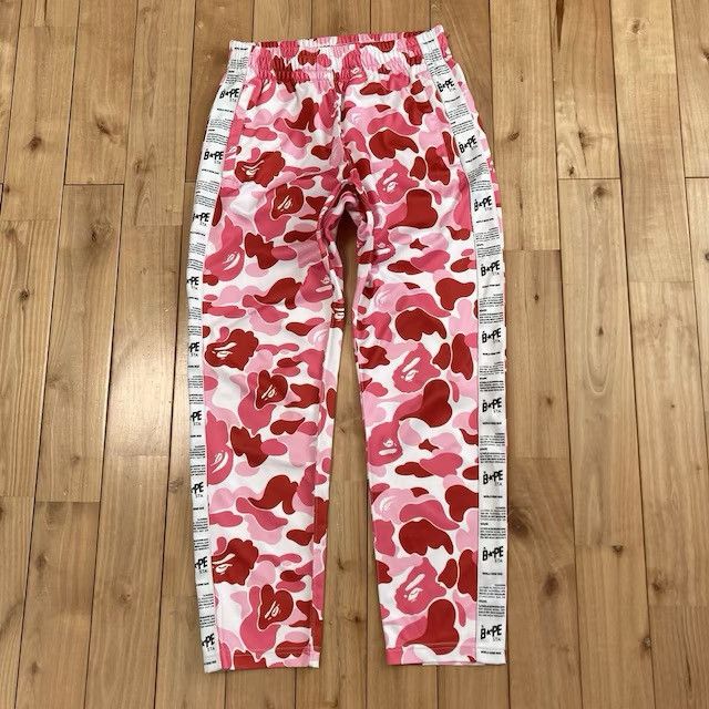 Bape BAPE STA TAPE JERSEY PANTS ABC CAMO Pink APE ★size M Size US 32 / EU 48 - 1 Thumbnail