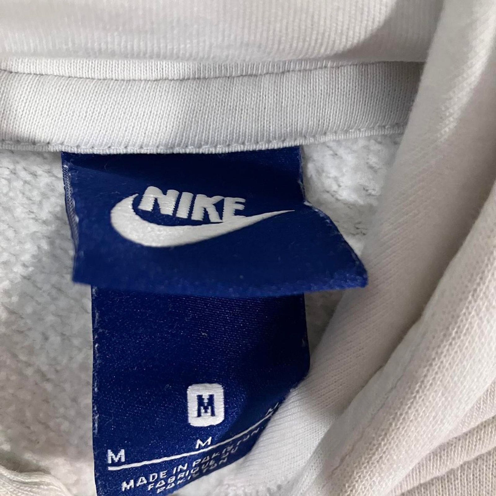 Nike White Nike Pullover Hoodie Blank Size US M / EU 48-50 / 2 - 3 Thumbnail