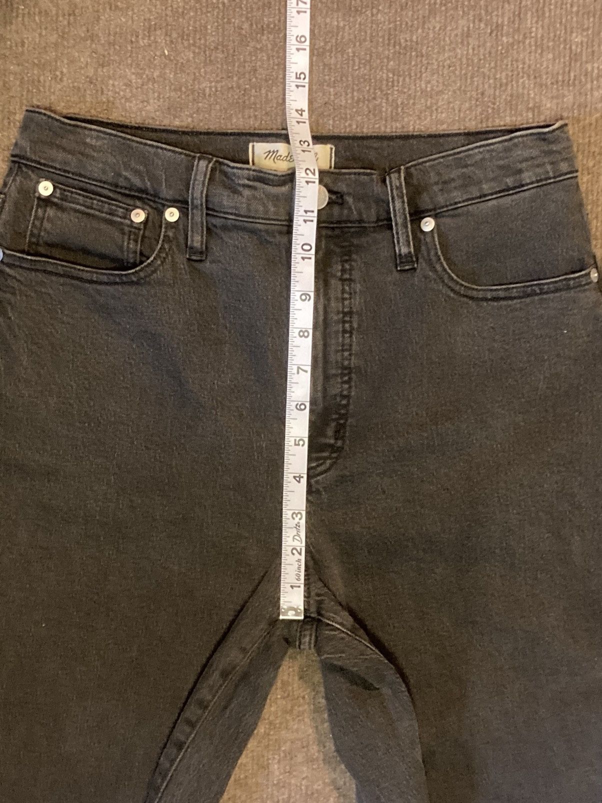 Madewell Madewell 99% Cotton Perfect Vintage Black Size 29" - 13 Thumbnail