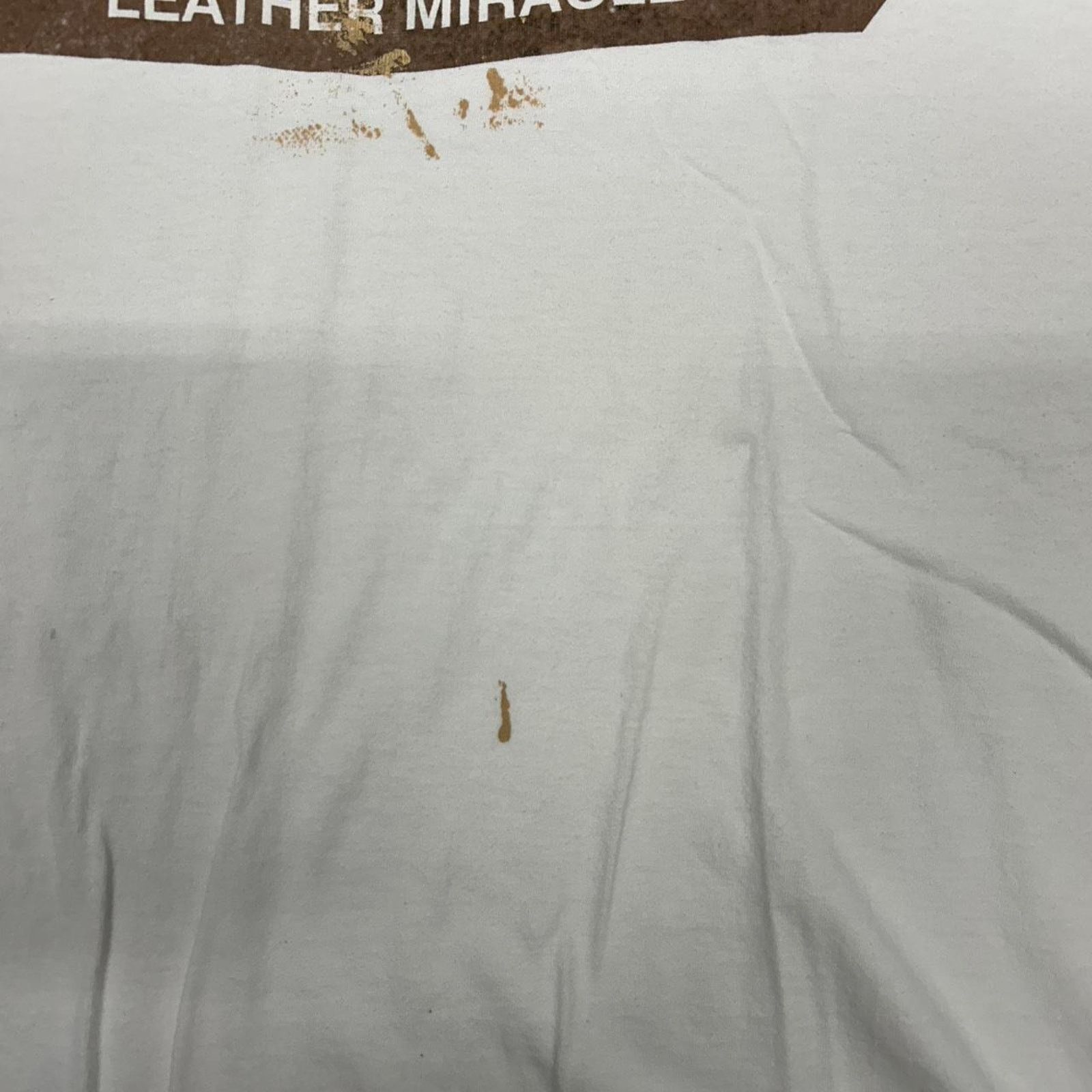 Hanes White vintage Leather Miracles tee Size US XL / EU 56 / 4 - 3 Thumbnail