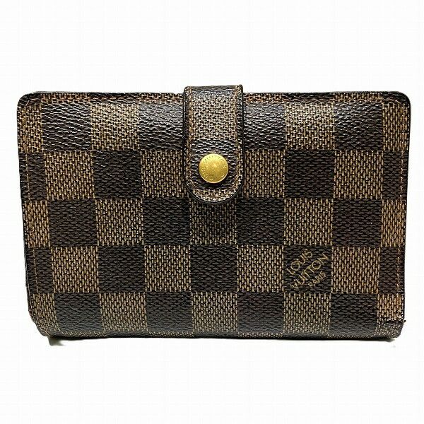 Louis Vuitton Louis Vuitton Louis Vuitton Portefeuille Viennois Damier Wallet Canvas Short Wallet N61674 Size ONE SIZE - 1 Thumbnail