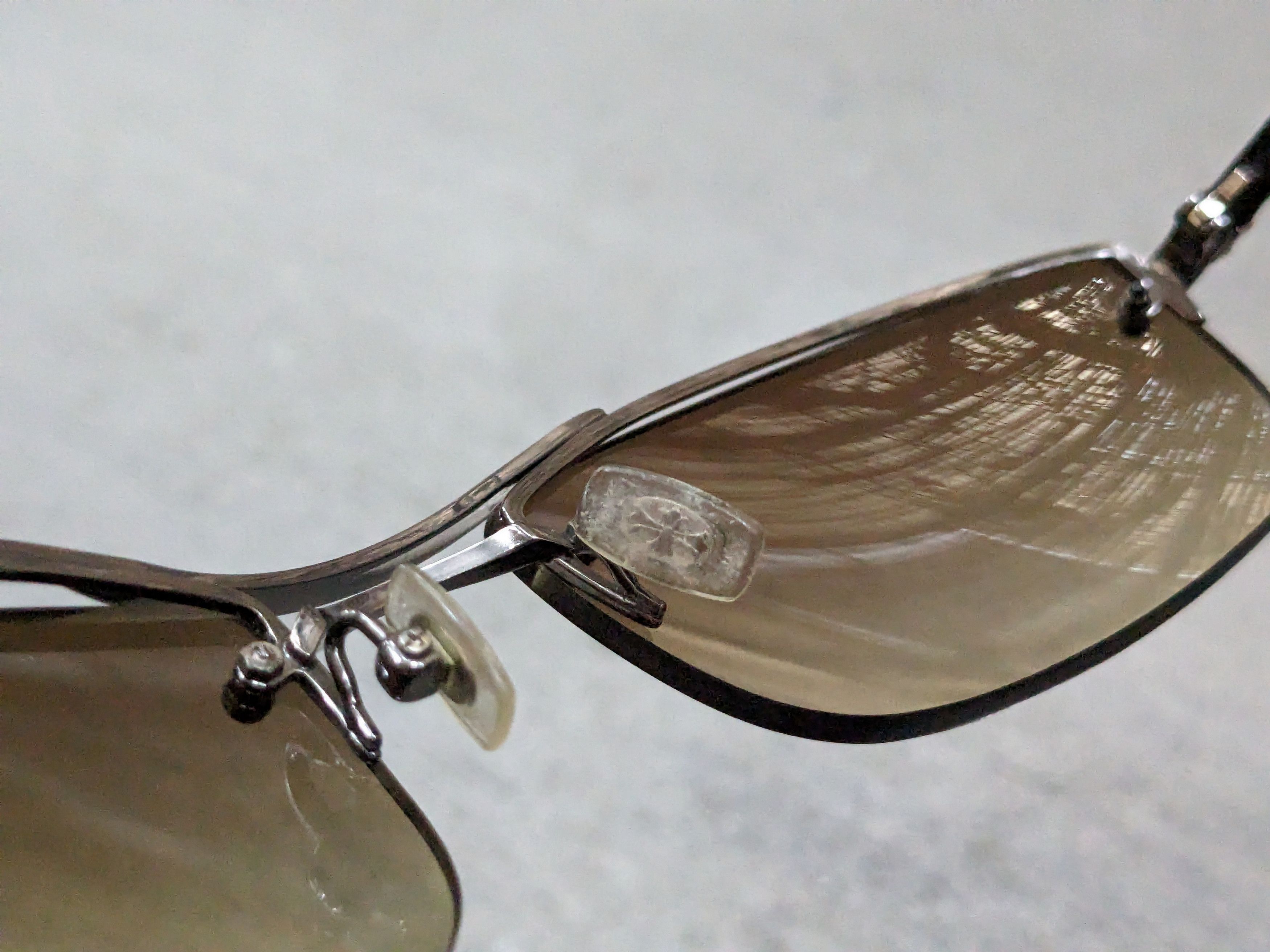 Chrome Hearts Chrome Hearts Amped Sunglasses Gray Black Silver Cross Size ONE SIZE - 8 Thumbnail