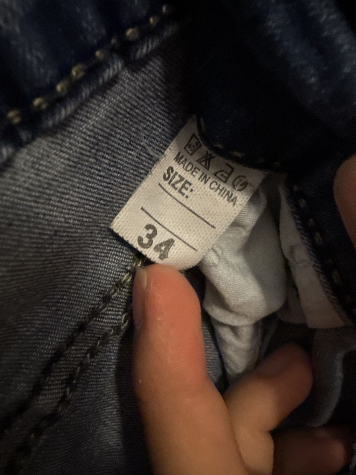 Other Blue Distressed Jeans Sz 34 Size US 34 / EU 50 - 4 Thumbnail