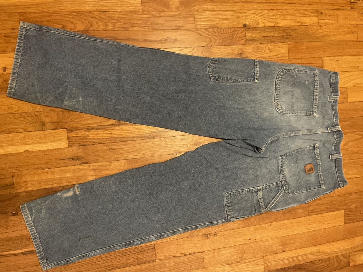 Carhartt Distressed Carharrt jeans Size US 32 / EU 48 - 3 Thumbnail