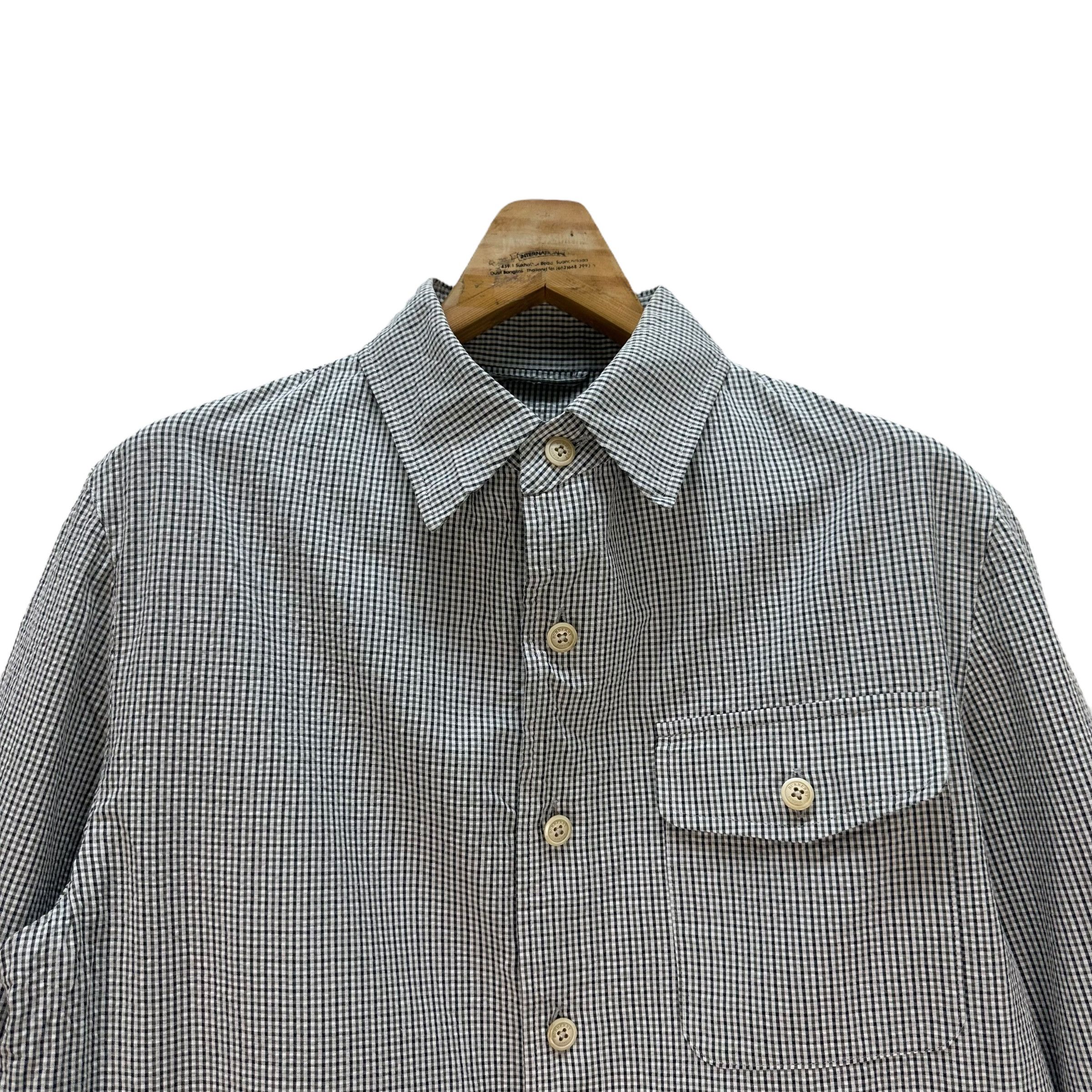 Burberry BURBERRY MINI CHECKED PLAID BUTTON UP SHIRT #8728-023 Size US M / EU 48-50 / 2 - 2 Thumbnail