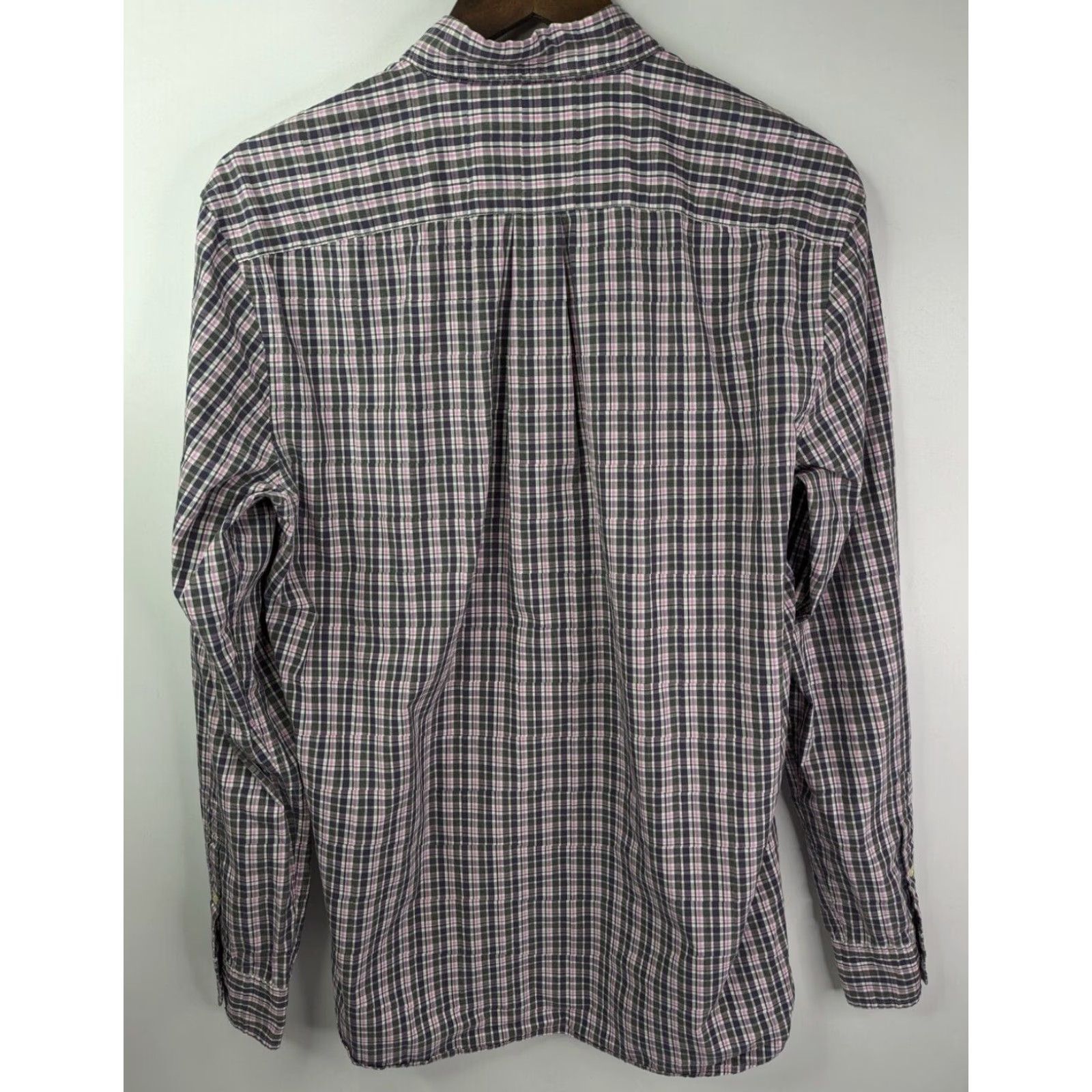Vintage J Press Checkered Pink Plaid Button Down Long Sleeve Shirt Men’s Large Preppy Size US L / EU 52-54 / 3 - 4 Thumbnail