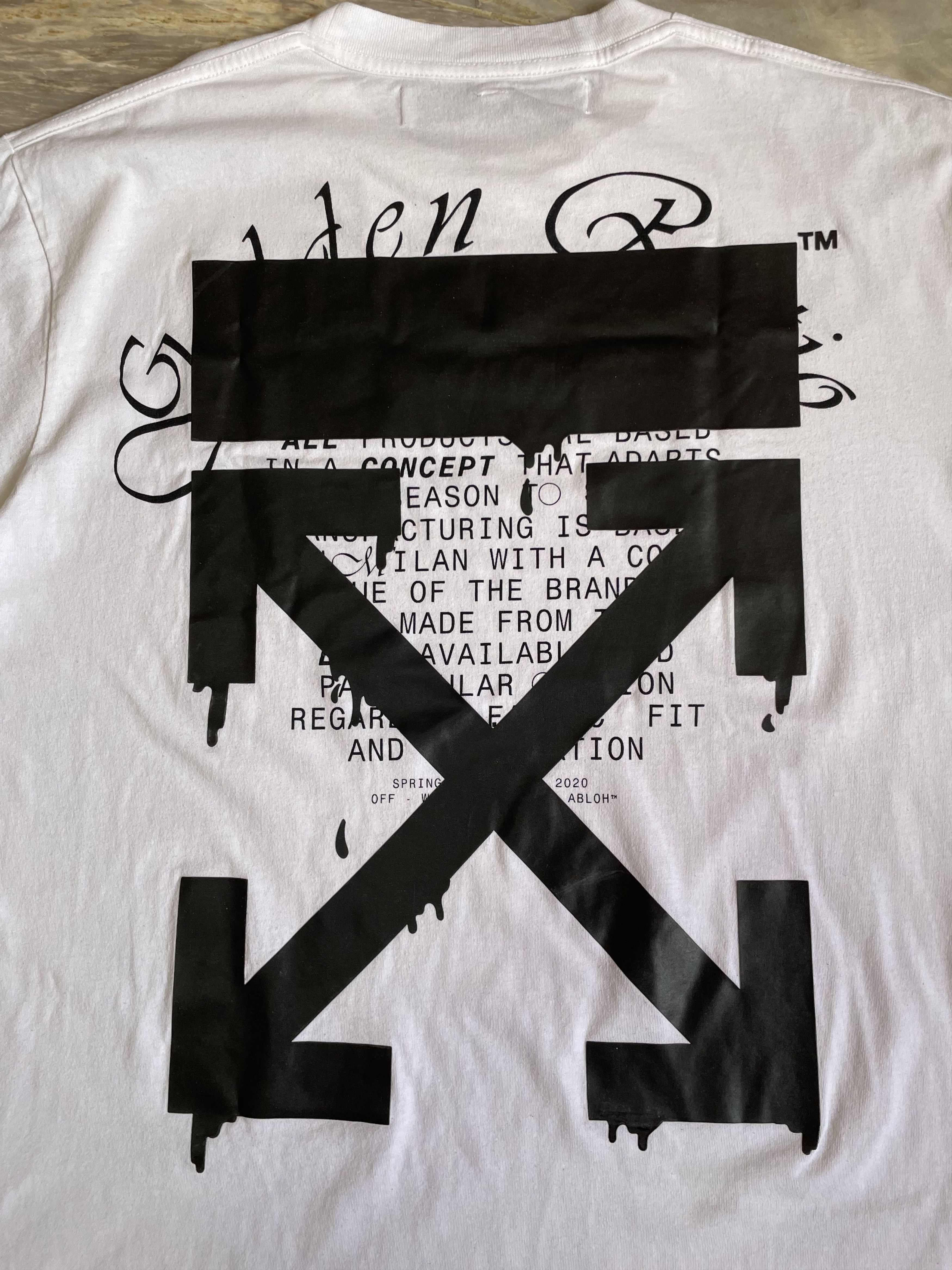 Off-White Off White - Dripping Arrows Tee Size US S / EU 44-46 / 1 - 6 Thumbnail