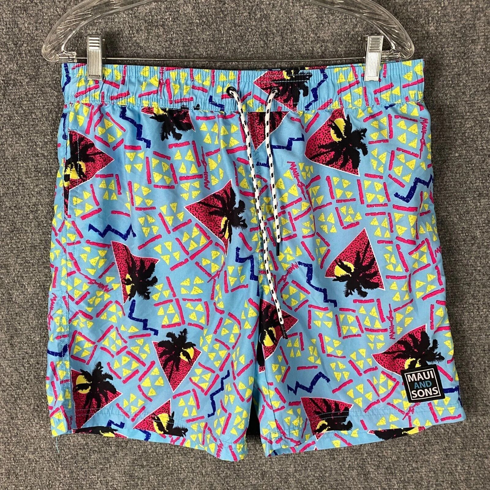 Other Maui Swim Shorts Men's Large 100% Polyester Adults Stretch L Size US 34 / EU 50 - 1 Thumbnail