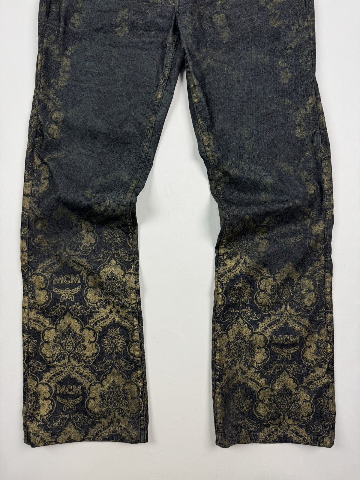 MCM Vintage Faded MCM Monogram Graphic Pants Size 31" - 2 Thumbnail
