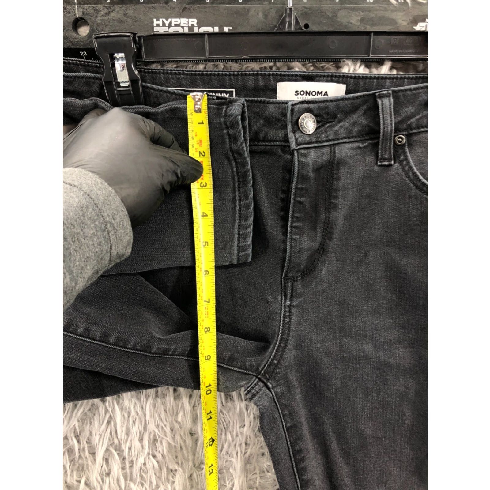 Vintage Sonoma Jeans Womens Skinny Size 12 Dark Wash Black Size 34" / US 12 / IT 48 - 4 Thumbnail