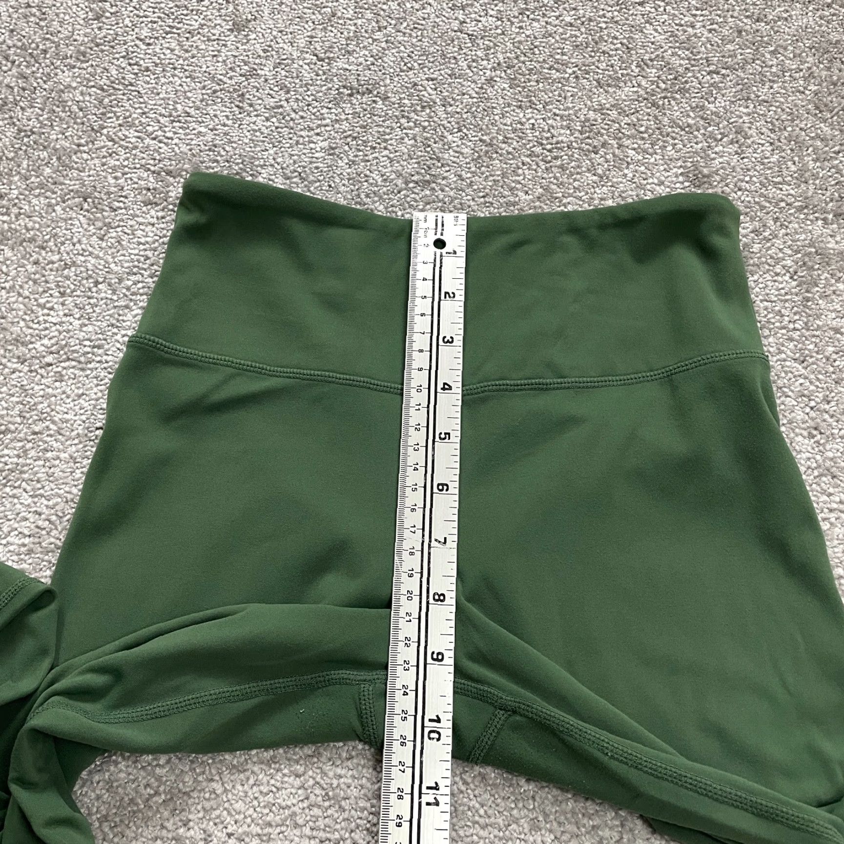 Vintage Zyia Active Compression Leggings Womens 2 Green Mid Rise Athletic Yoga 24x23.5 Size 26" / US 2 / IT 38 - 7 Thumbnail