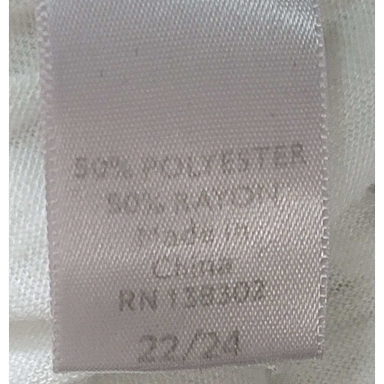 Other White Slub Knit V-Neck Top 22 24 Gathered Side Hem Size 3XL / US 20-22 - 4 Thumbnail