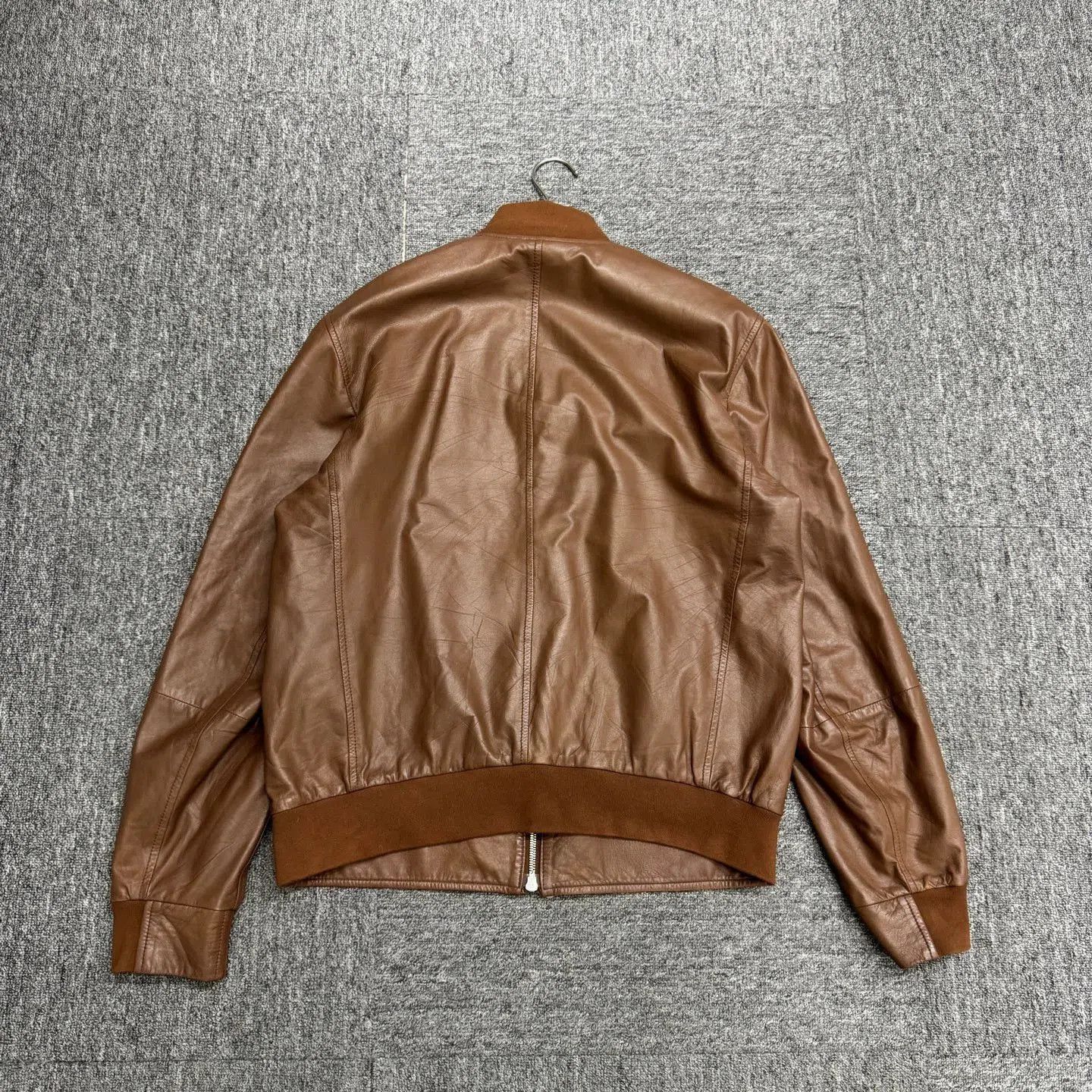 Brunello Cucinelli Brown Leather Bomber Jacket Size M. Size US M / EU 48-50 / 2 - 5 Thumbnail