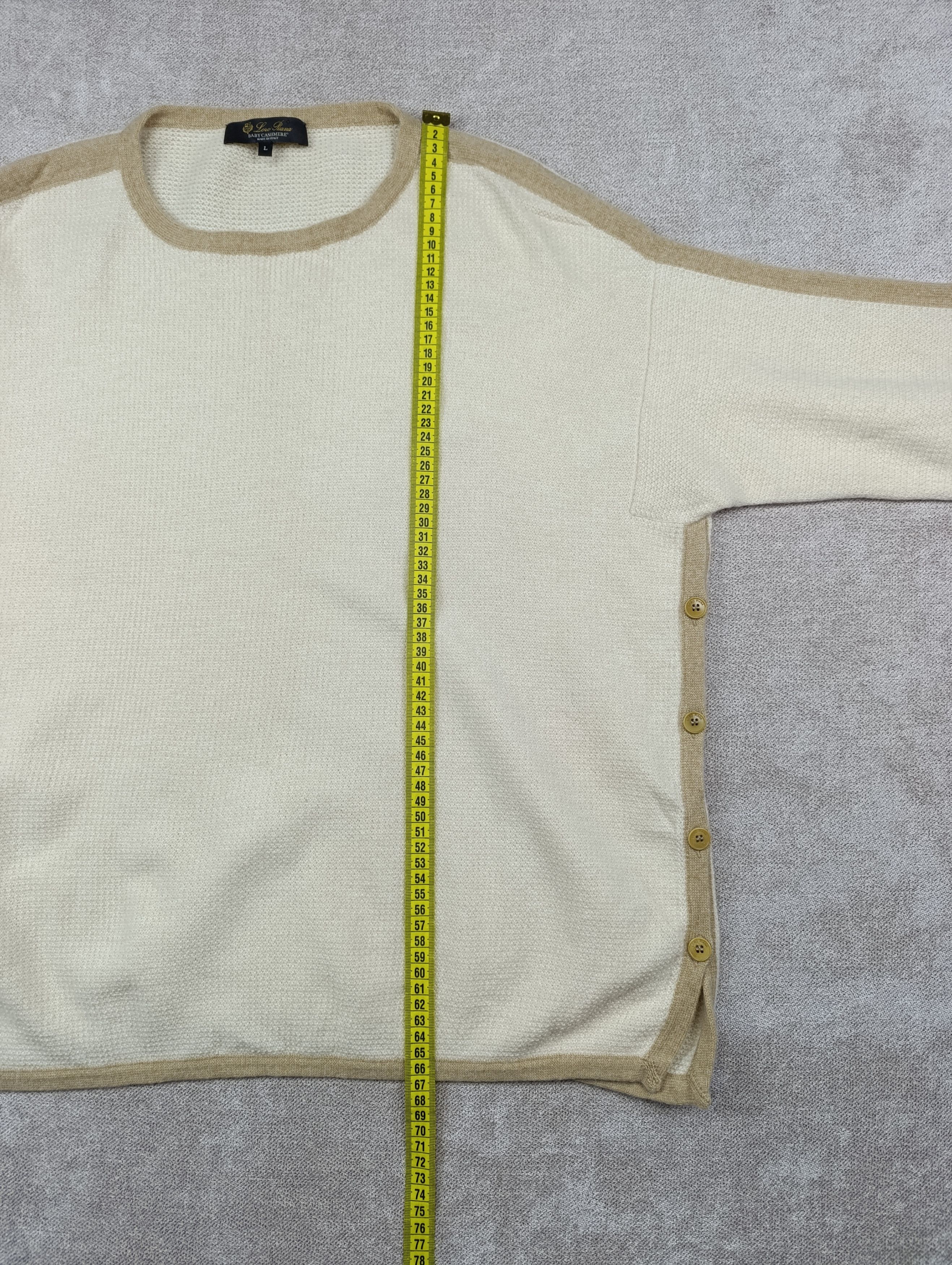 Loro Piana LORO PIANA BABY CASHMERE WOMENS PULLOVER SWEATER Size L / US 10 / IT 46 - 11 Thumbnail
