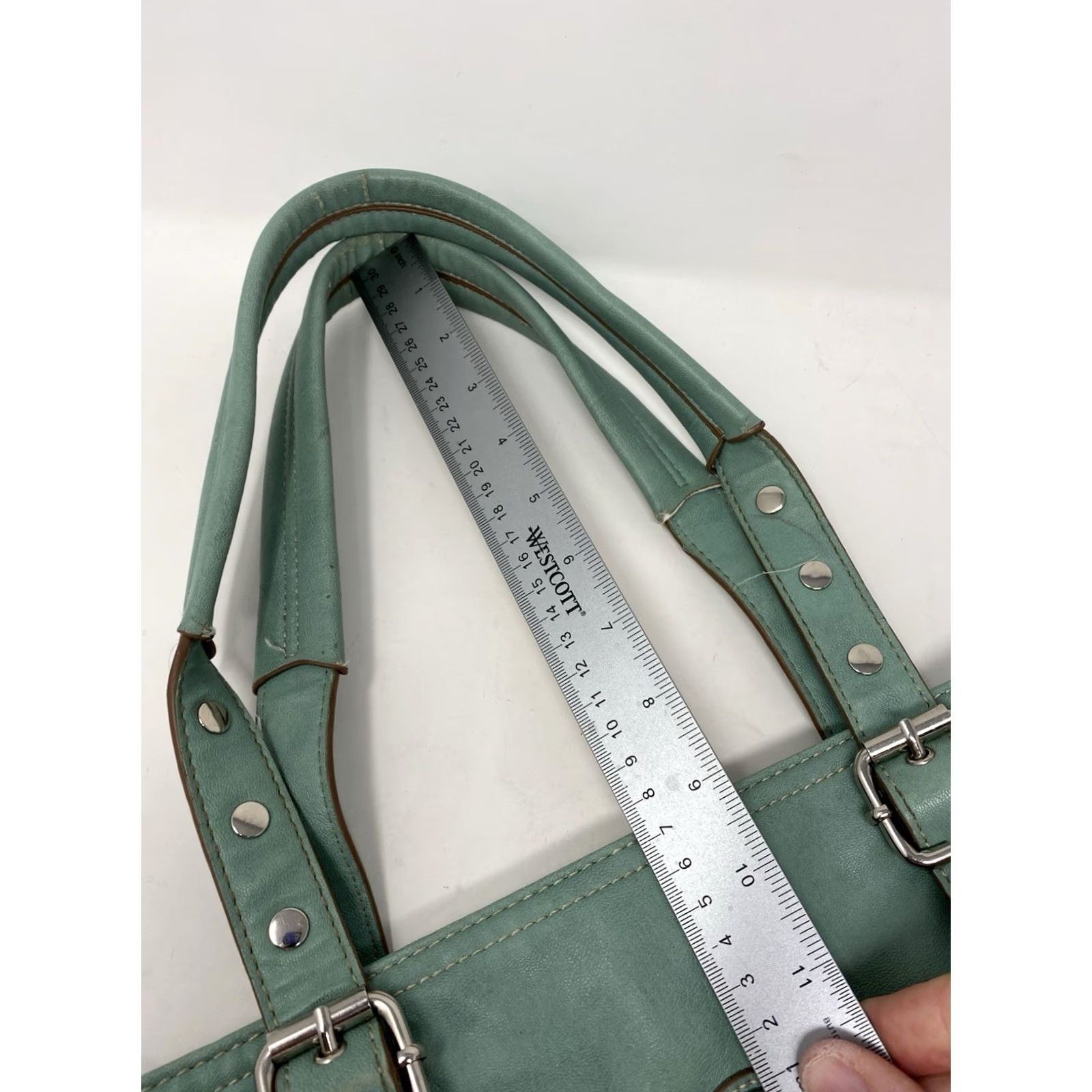 Fossil VINTAGE Fossil Relic Shoulder Handbag Green Vegan Leather Medium Size ONE SIZE - 7 Thumbnail