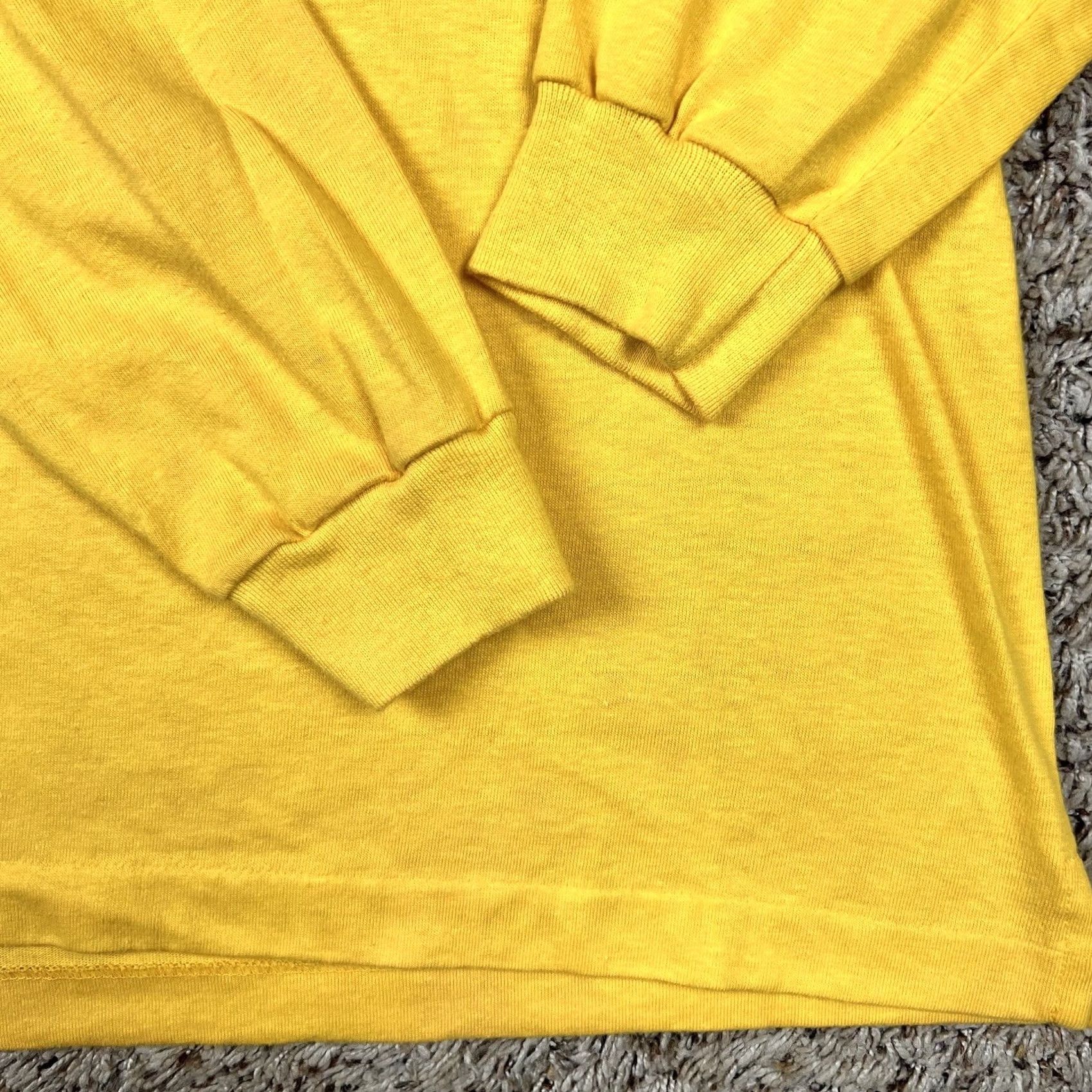 Lands' End VINTAGE Lands End T-Shirt Women Large Yellow 90s Shirt Crew Neck Long Sleeve Size L / US 10 / IT 46 - 4 Thumbnail