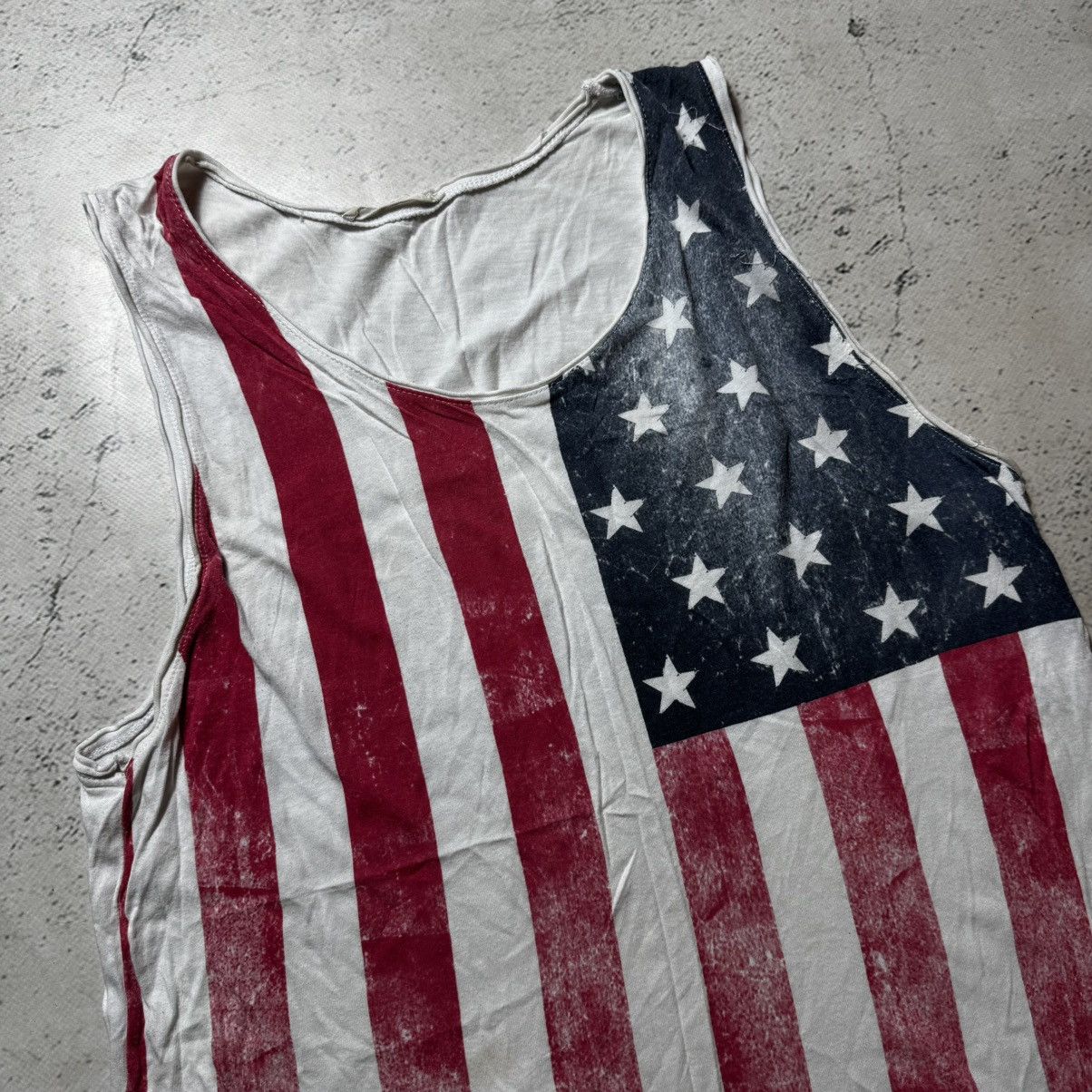 If Six Was Nine vintage t shirt with american flag netspend rich amiri style Size US L / EU 52-54 / 3 - 3 Thumbnail