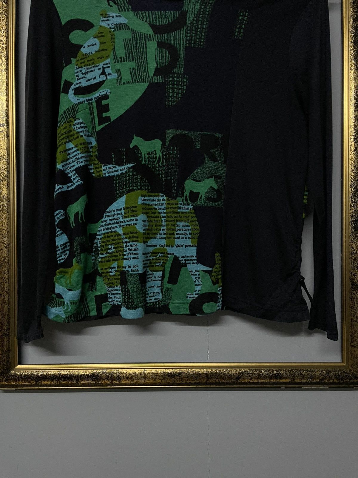 Beauty Beast Vintage Japan Designer Trois Onze Cinq Poem Art Longsleeve Size US M / EU 48-50 / 2 - 4 Thumbnail