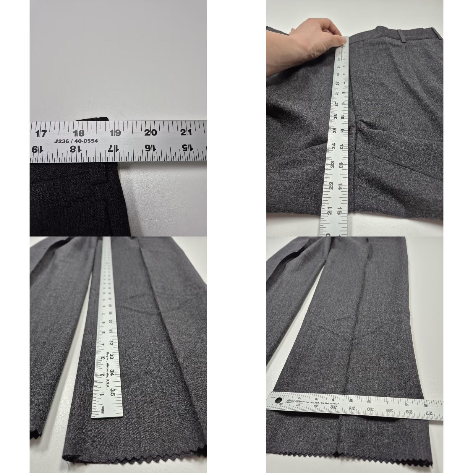 Vintage VINTAGE John Alexander Dress Pants Mens 38x36 Gray Wool Pleated Unhemmed USA NWT Size US 38 / EU 54 - 8 Thumbnail