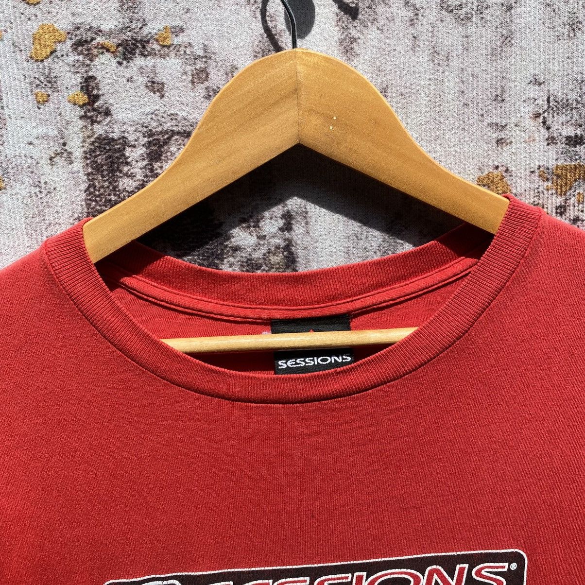 Vintage Sessions Snowboards Shirt Sessions Surf Skate Brand
