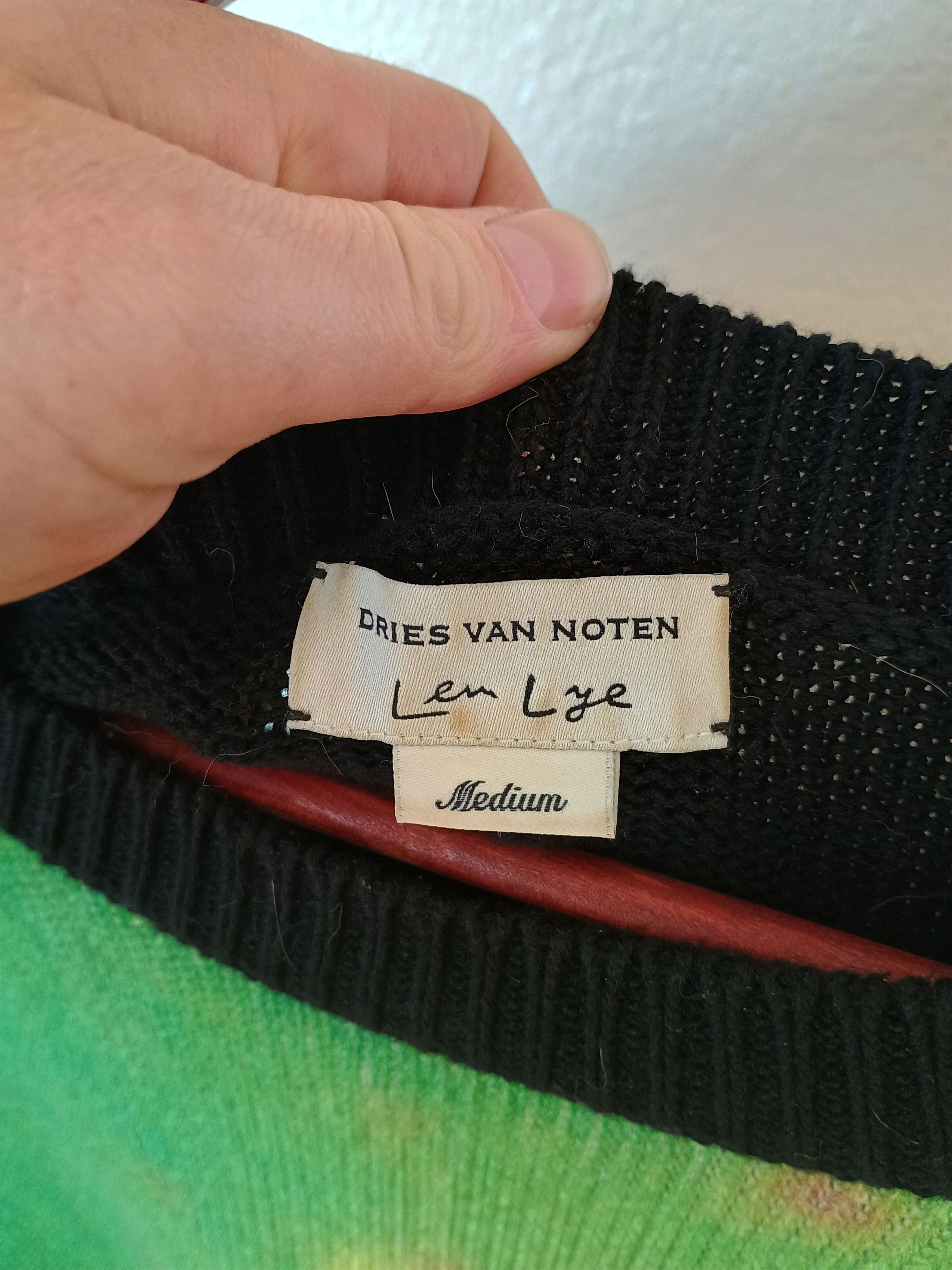 Dries Van Noten Dries Van Noten x Len Lye graphic print oversized sweater Size US M / EU 48-50 / 2 - 4 Thumbnail