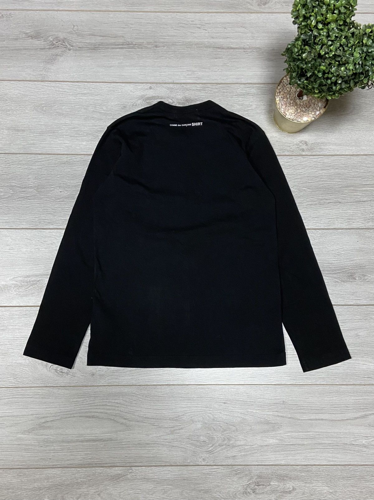 Comme des Garcons Comme des Garçons Long sleeve Sleeve back Logo shirt Size US S / EU 44-46 / 1 - 1 Thumbnail