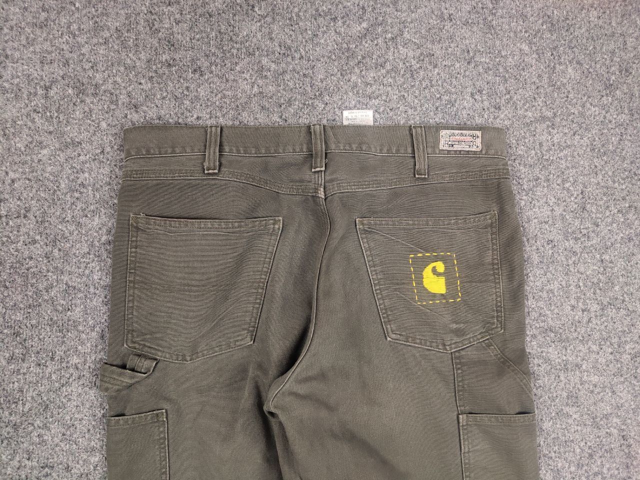 Carhartt Rare Vintage Carhartt Logo Relaxed Carpenter Canvas Pants Size US 36 / EU 52 - 14 Thumbnail