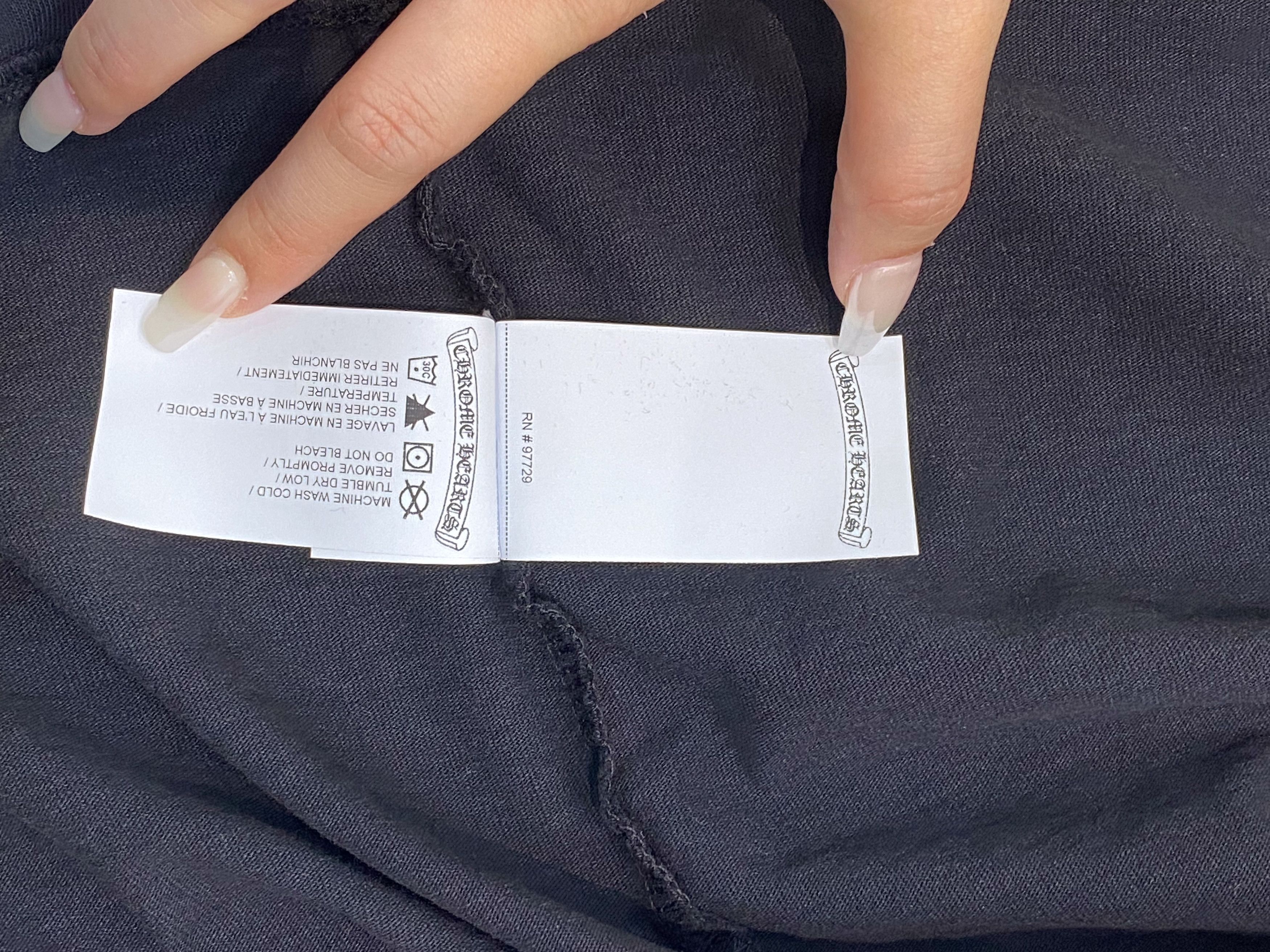 Chrome Hearts CHROME HEARTS Premium Embroidered Eyechart Long Sleeve BLACK Size US L / EU 52-54 / 3 - 10 Thumbnail