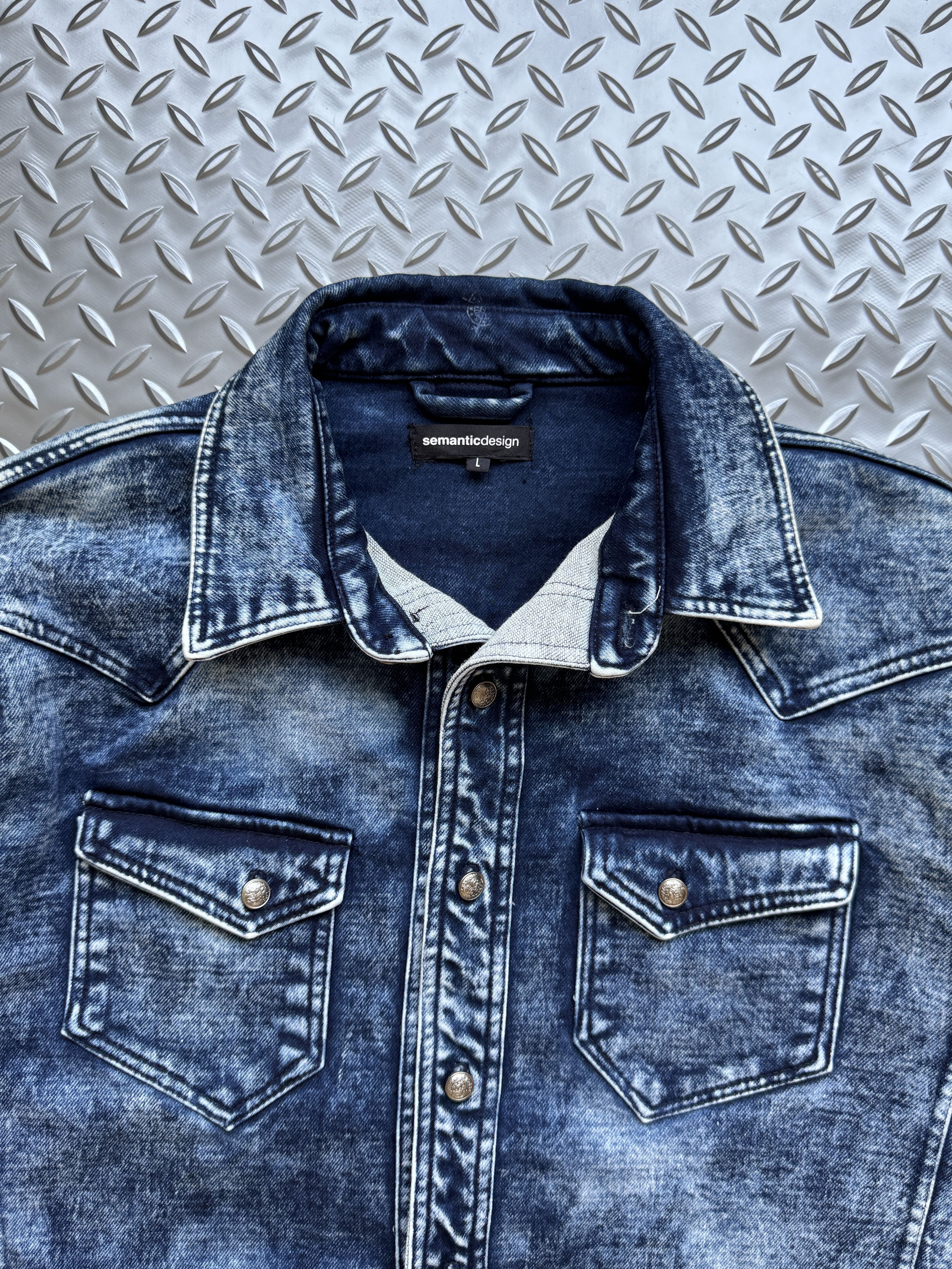 semanticdesign Semantic Design Archive Denim Jacket Size US L / EU 52-54 / 3 - 2 Thumbnail