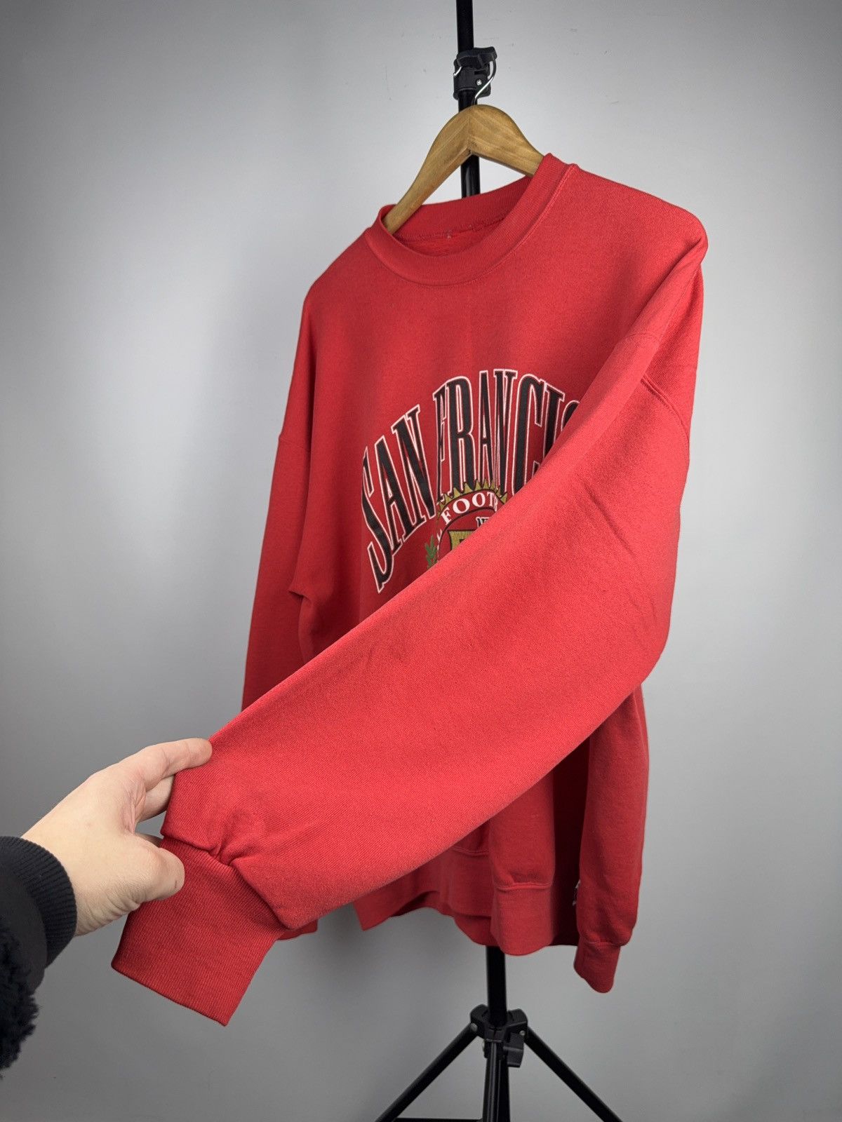 NFL Vintage 1993 49ers Nutmeg Mills Sweatshirt San Francisco NFL Size US XL / EU 56 / 4 - 8 Thumbnail