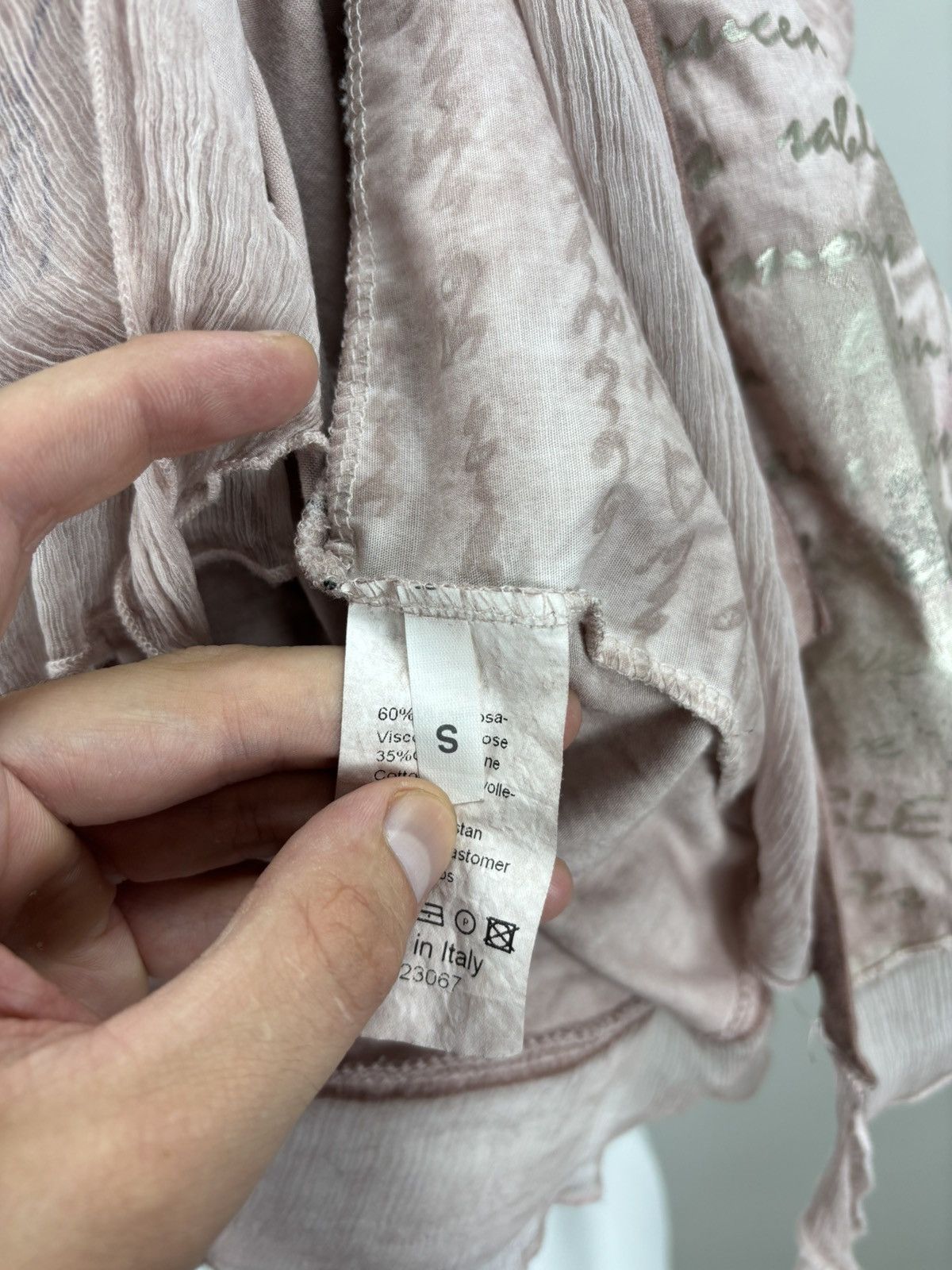 Elisa Cavaletti Womens blouse Elisa Cavaletti Size S Color Pink Size S / US 4 / IT 40 - 11 Thumbnail