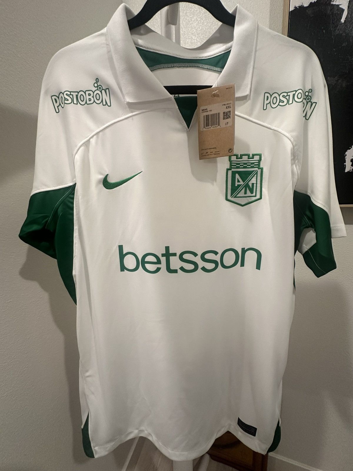 Nike 2024-25 Atlético Nacional Edwin Cardona Soccer Jersey Size US XL / EU 56 / 4 - 2 Thumbnail