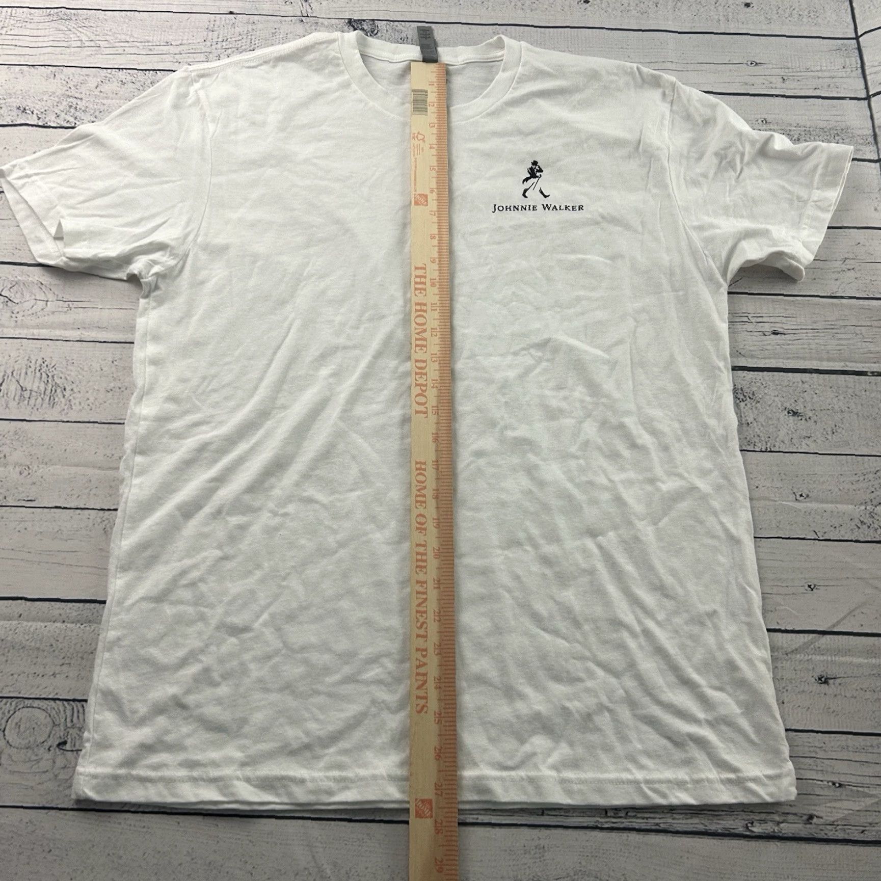 johnnie-O Johnnie Walker Short Sleeve T-Shirt Men's Large White Shirt Mens Large White Johnnie Walker Short Sleeve T-Shirt Size US L / EU 52-54 / 3 - 4 Thumbnail