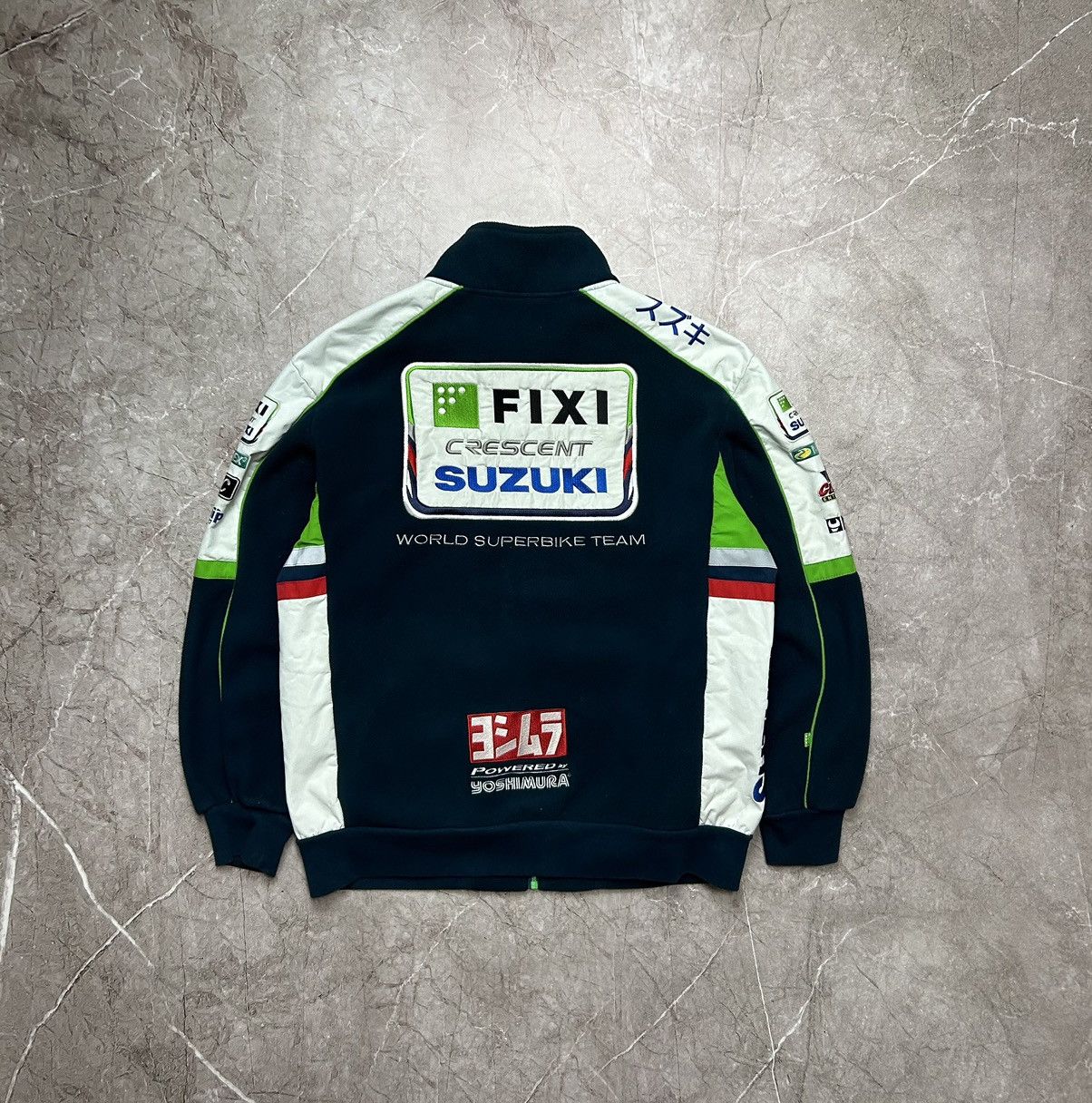 Vintage Vintage Racing Fleeced Jacket Suzuki Size US S / EU 44-46 / 1 - 5 Thumbnail