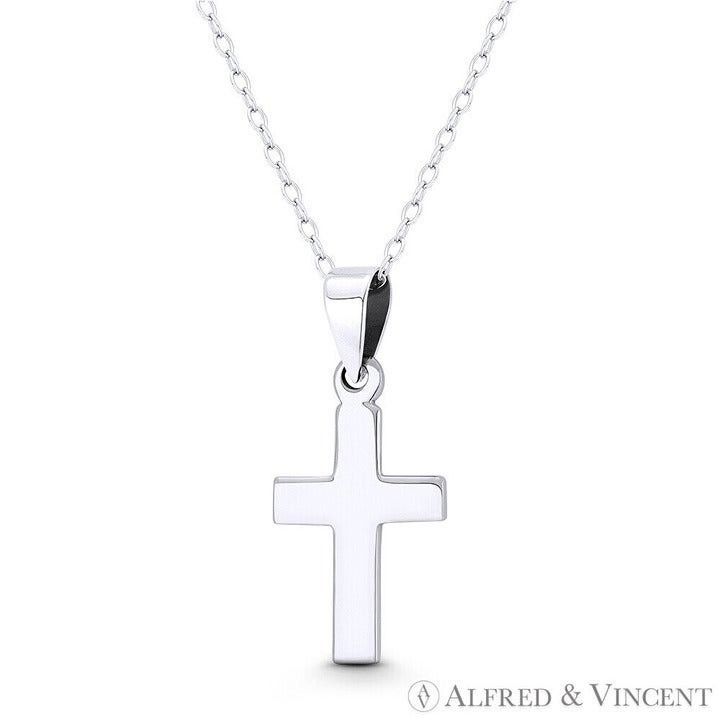 Other Flat Christian Cross Latin Crucifix Charm Pendant Size ONE SIZE - 1 Preview