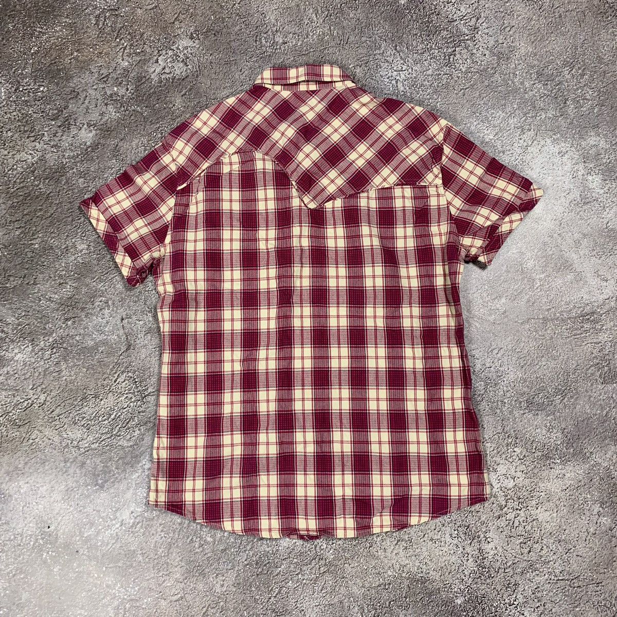 Vintage Vintage Y2K Plaid Short Sleeve Shirt Streetwear Casual XL Size XL / US 12-14 / IT 48-50 - 6 Thumbnail