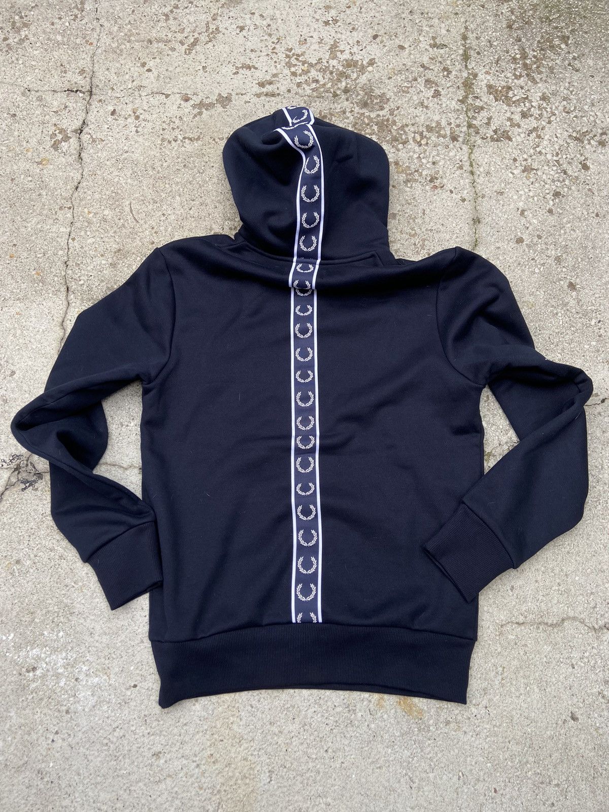 Designer × Fred Perry (UK Release) Fred Perry Single Stripe Pullover Hoodie Size US S / EU 44-46 / 1 - 2 Thumbnail