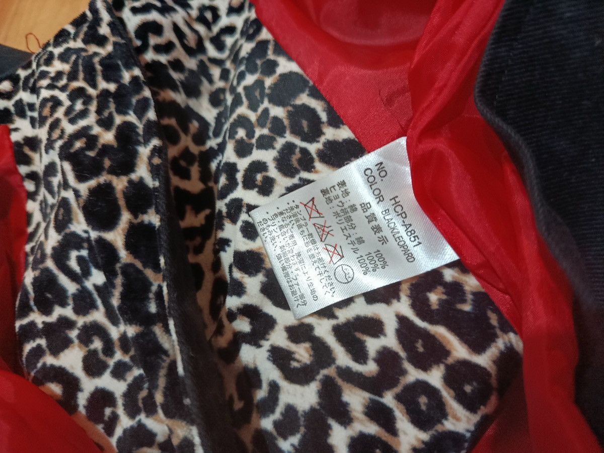 Hysteric Glamour Hell cat punks leopard double collar black jacket Size US M / EU 48-50 / 2 - 5 Thumbnail