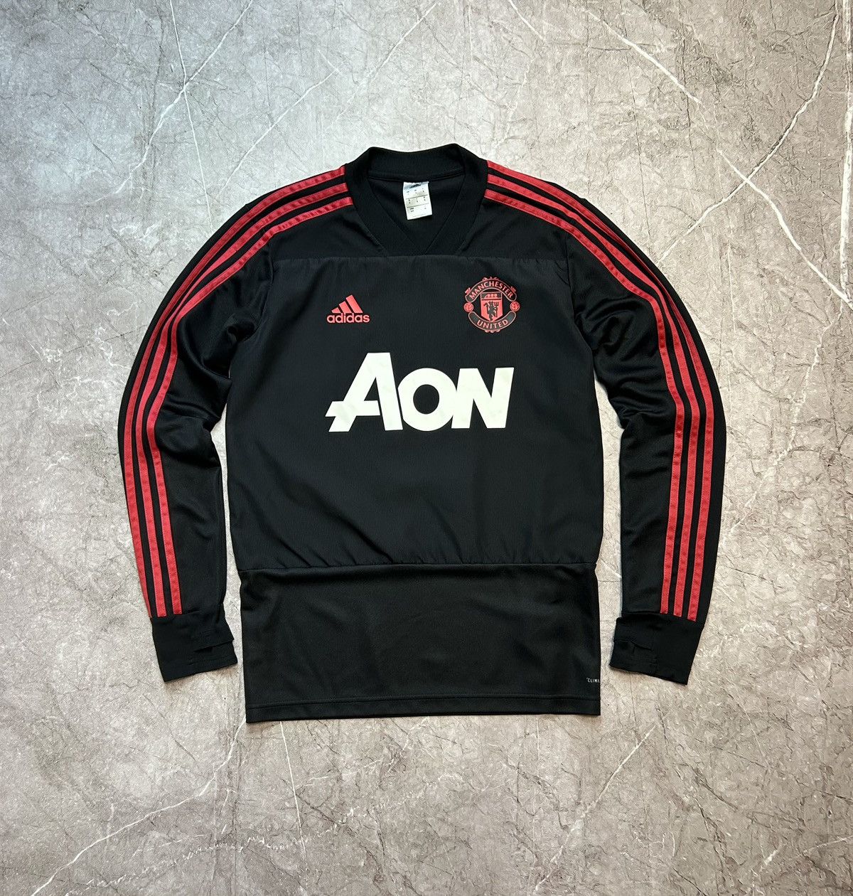 Adidas × Vintage Manchester Adidas Football Sweatshirt Soccer Longsleeve Size US S / EU 44-46 / 1 - 1 Thumbnail