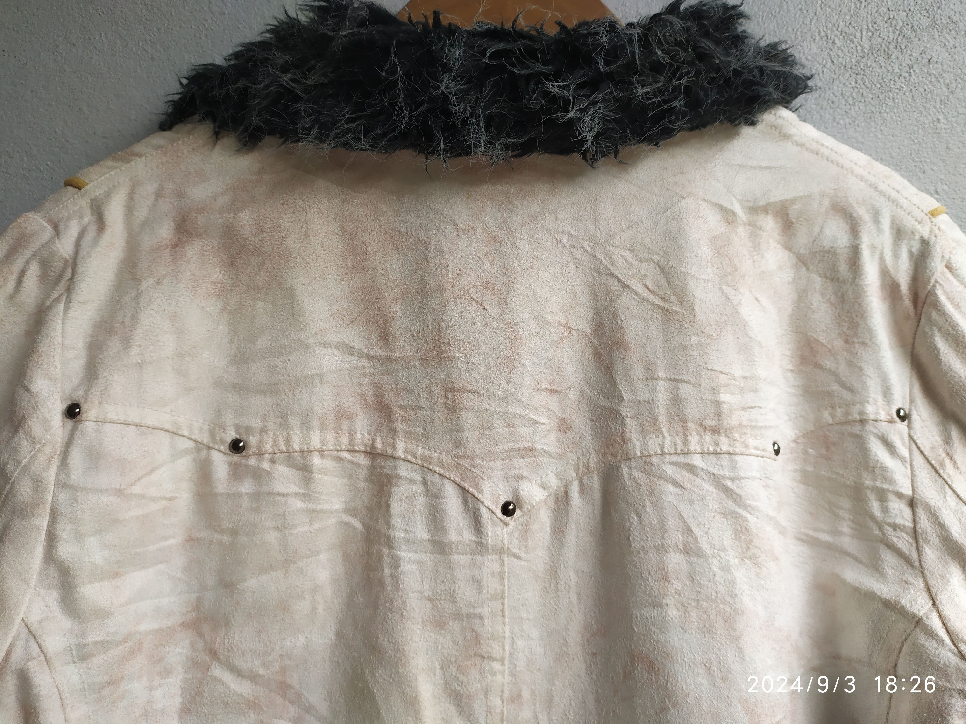 If Six Was Nine × Japanese Brand × Le Grande Bleu (L.G.B.) IN THE ATTIC Japanese Brand Fur Biker Jacket Rare Design Size US M / EU 48-50 / 2 - 4 Thumbnail