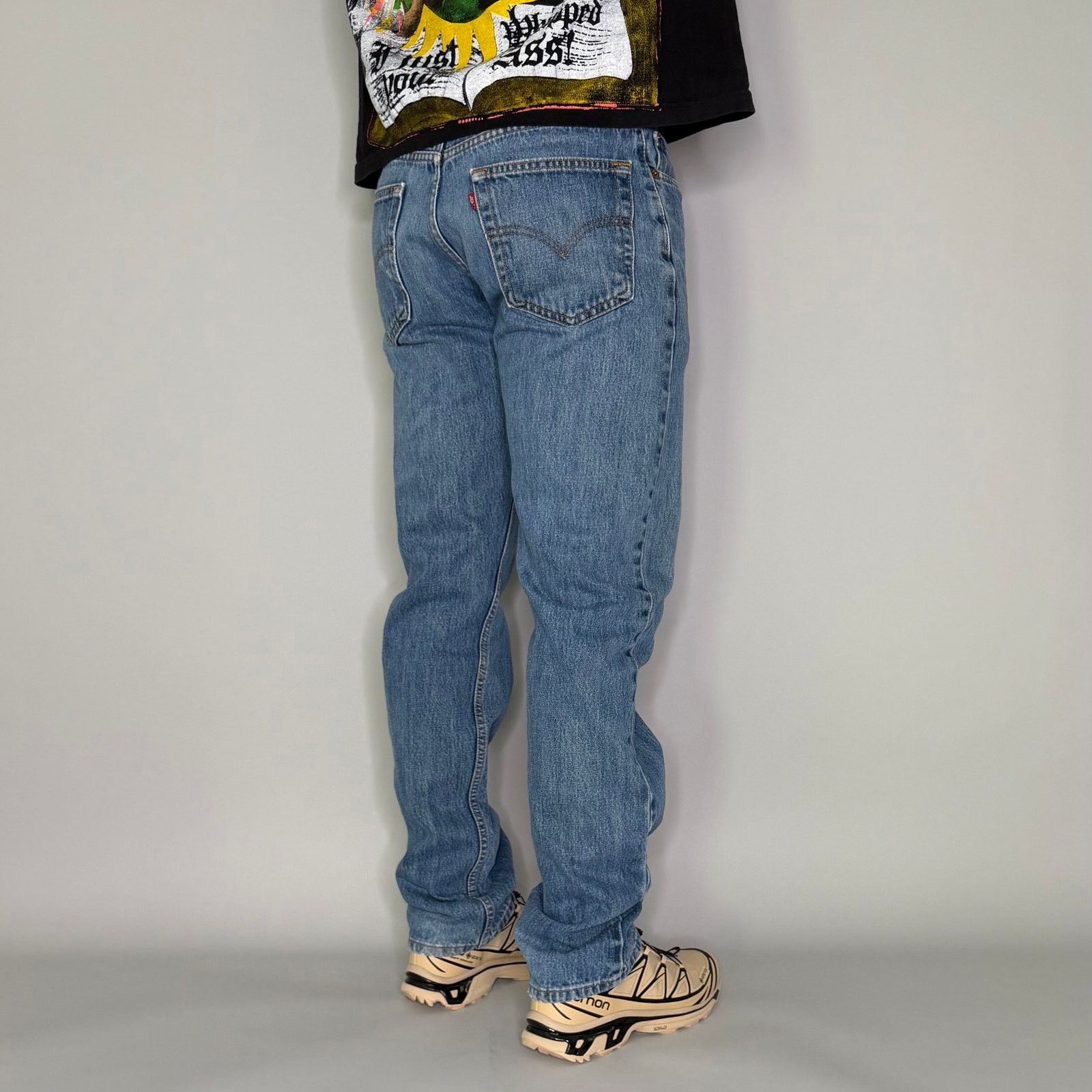 Levi's Vintage 90s Levi's 505 Jeans 33x34 Straight Leg Medium Wash Size US 33 - 1 Thumbnail