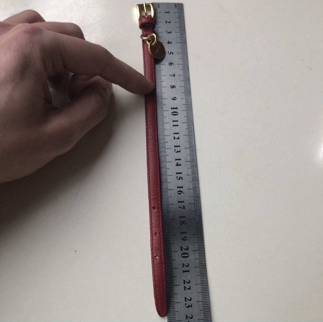 Prada Prada Leather Belted Bracelet Size ONE SIZE - 4 Thumbnail