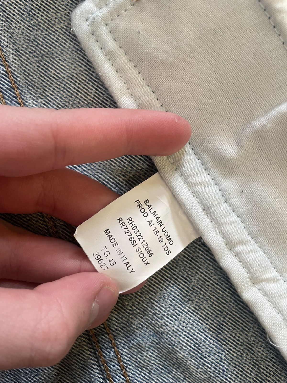 Balmain Authentic Balmain Denim Jacket Size US M / EU 48-50 / 2 - 12 Thumbnail