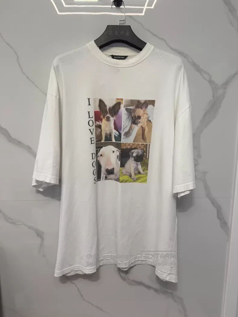 Balenciaga Balenciaga Colorful Puppy Short Sleeve Size US M / EU 48-50 / 2 - 1 Thumbnail